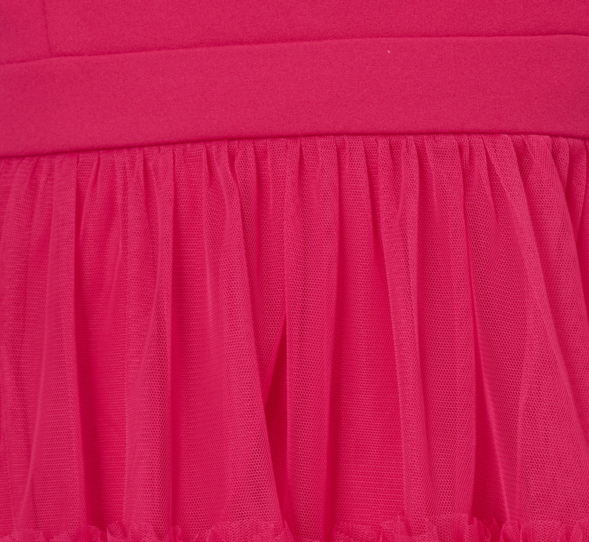 Plus Size Sleeveless Midi Dress With Square Neck And Tiered Skirt In Bright Rose、mySite、solidvoid