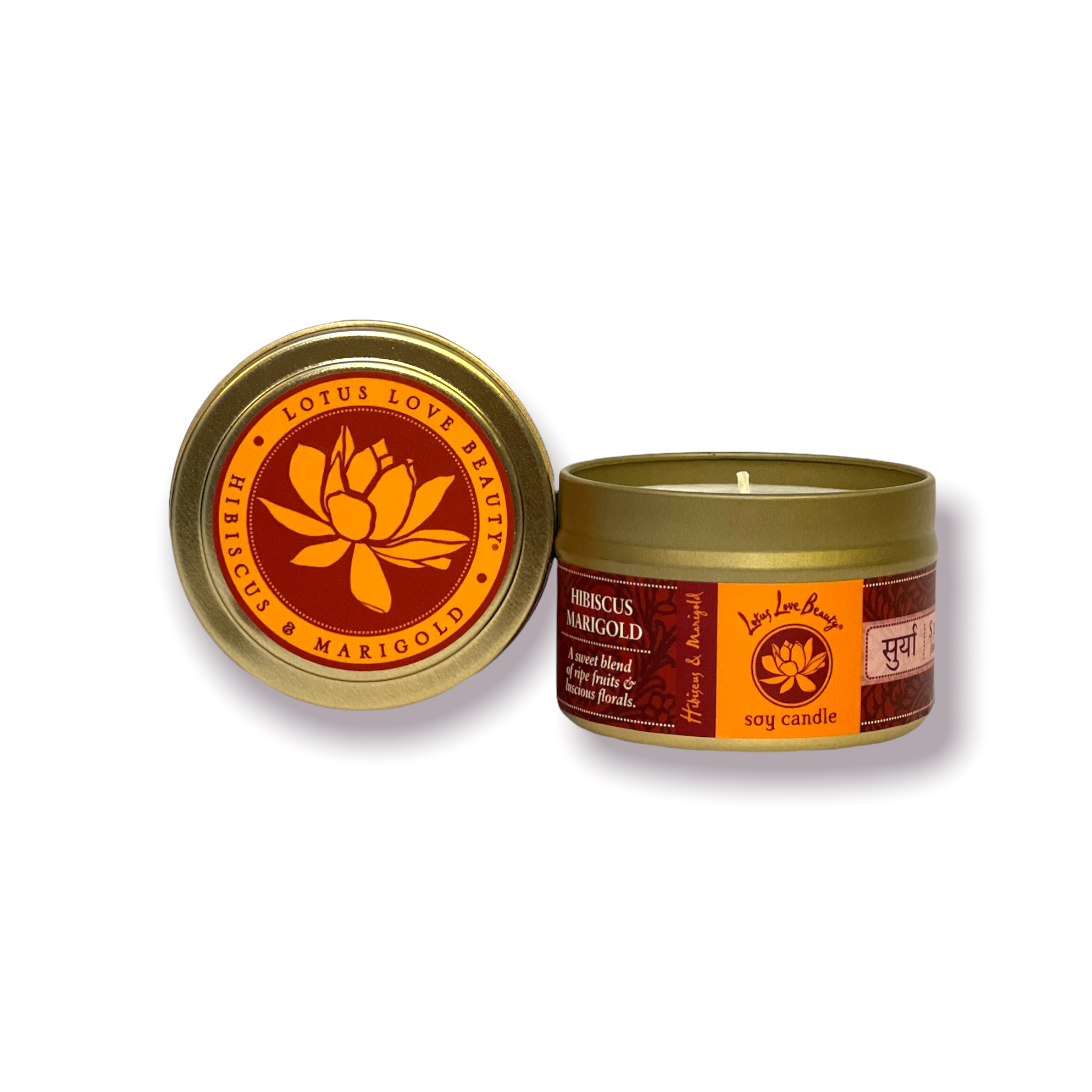 Lotus Love Tin Travel Candle、mySite、topwebapps