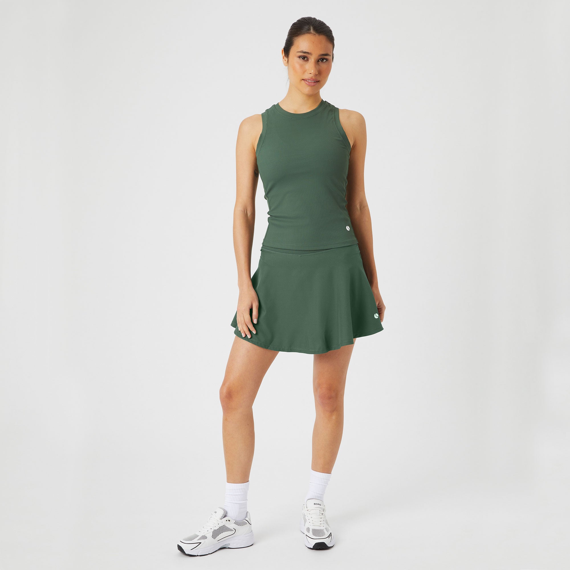 Bj枚rn Borg Ace Women's Rib Pocket Tennis Tank、mySite、neckold