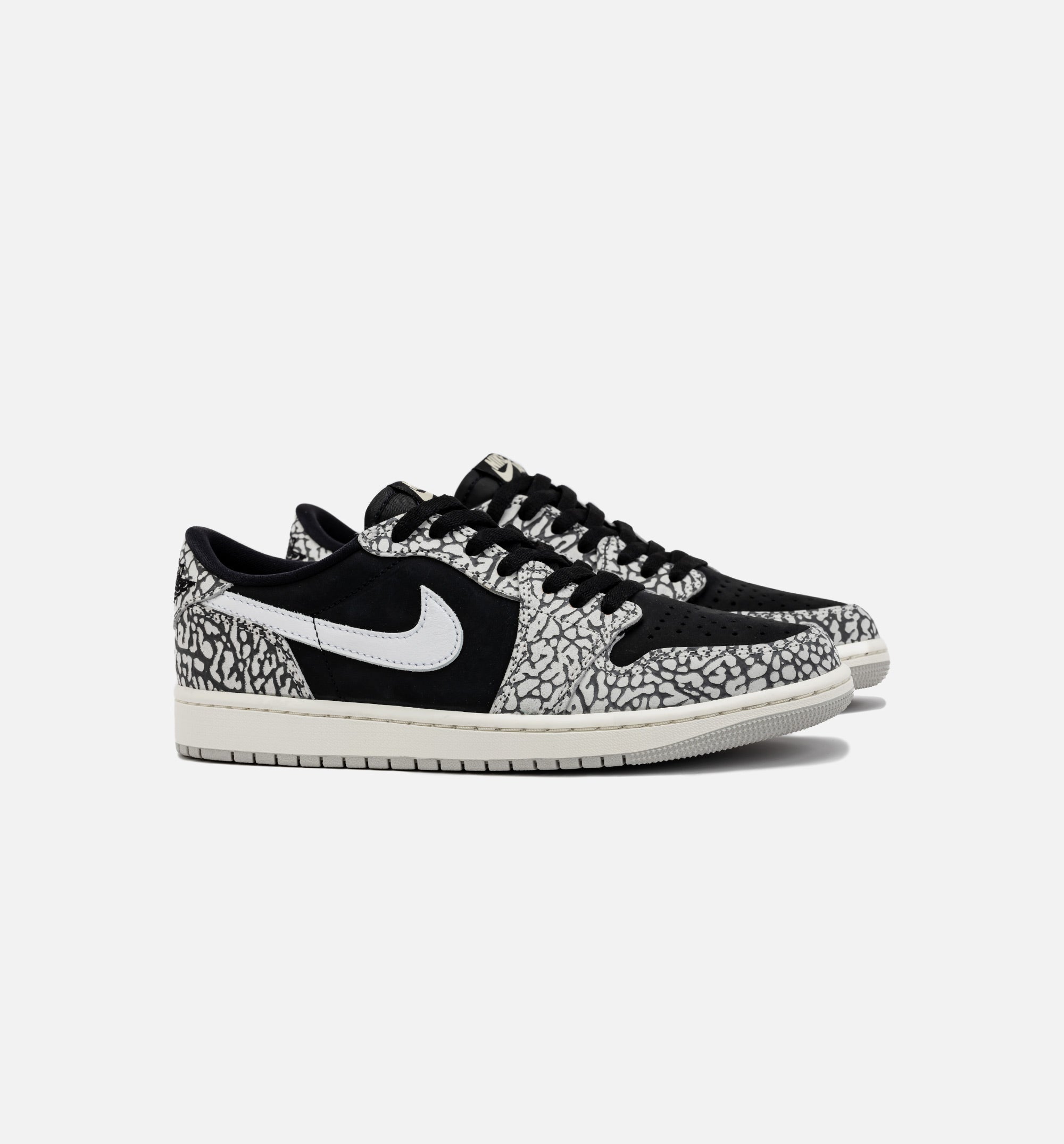 Air Jordan 1 Retro Low OG Black Cement Mens Lifestyle Shoe - Black/Grey、mySite、dreamappss