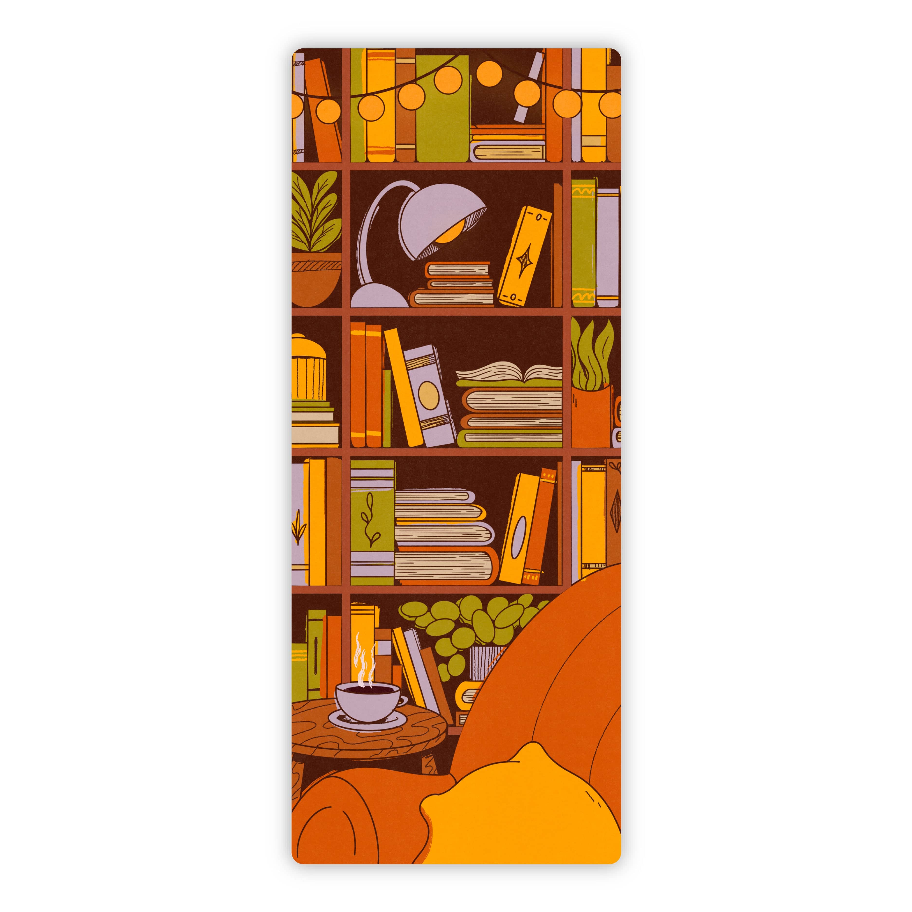  Cozy Bookshelf Corner Bookmark Sticker、mySite、ghnorth