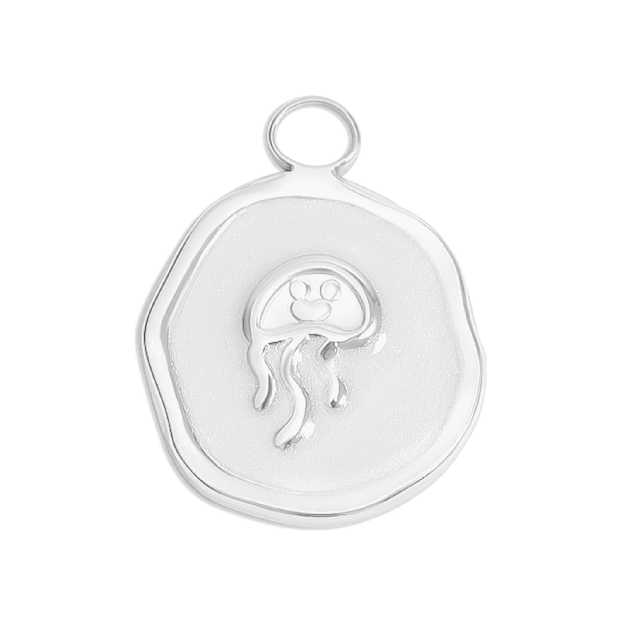 18K Gold PVD Jellyfish Epoxy Charm / PDL0222、mySite、dreamappss