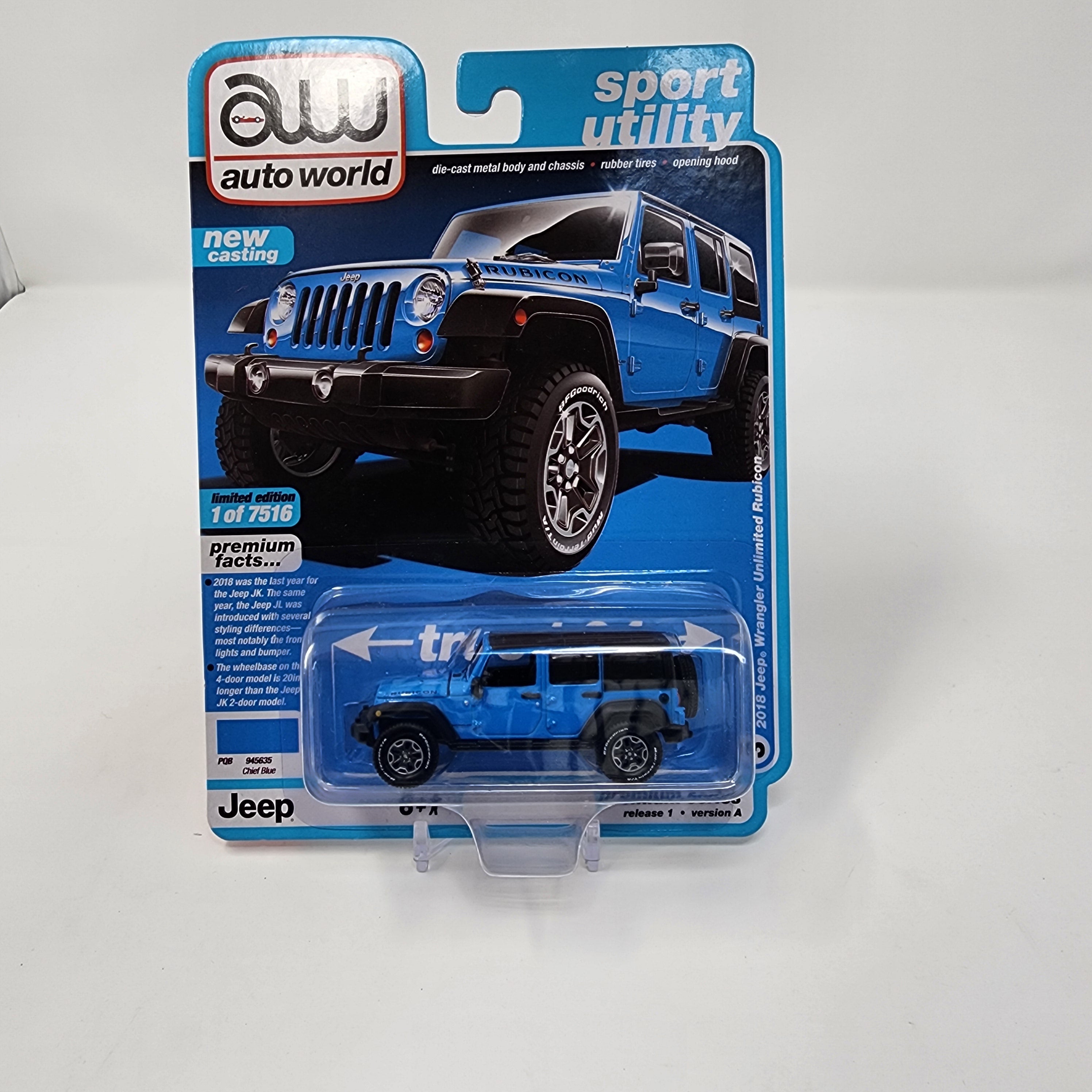 2018 Jeep Wrangler Unlimited Rubicon * Blue * Auto World Sport Utility、mySite、hgirdovlk