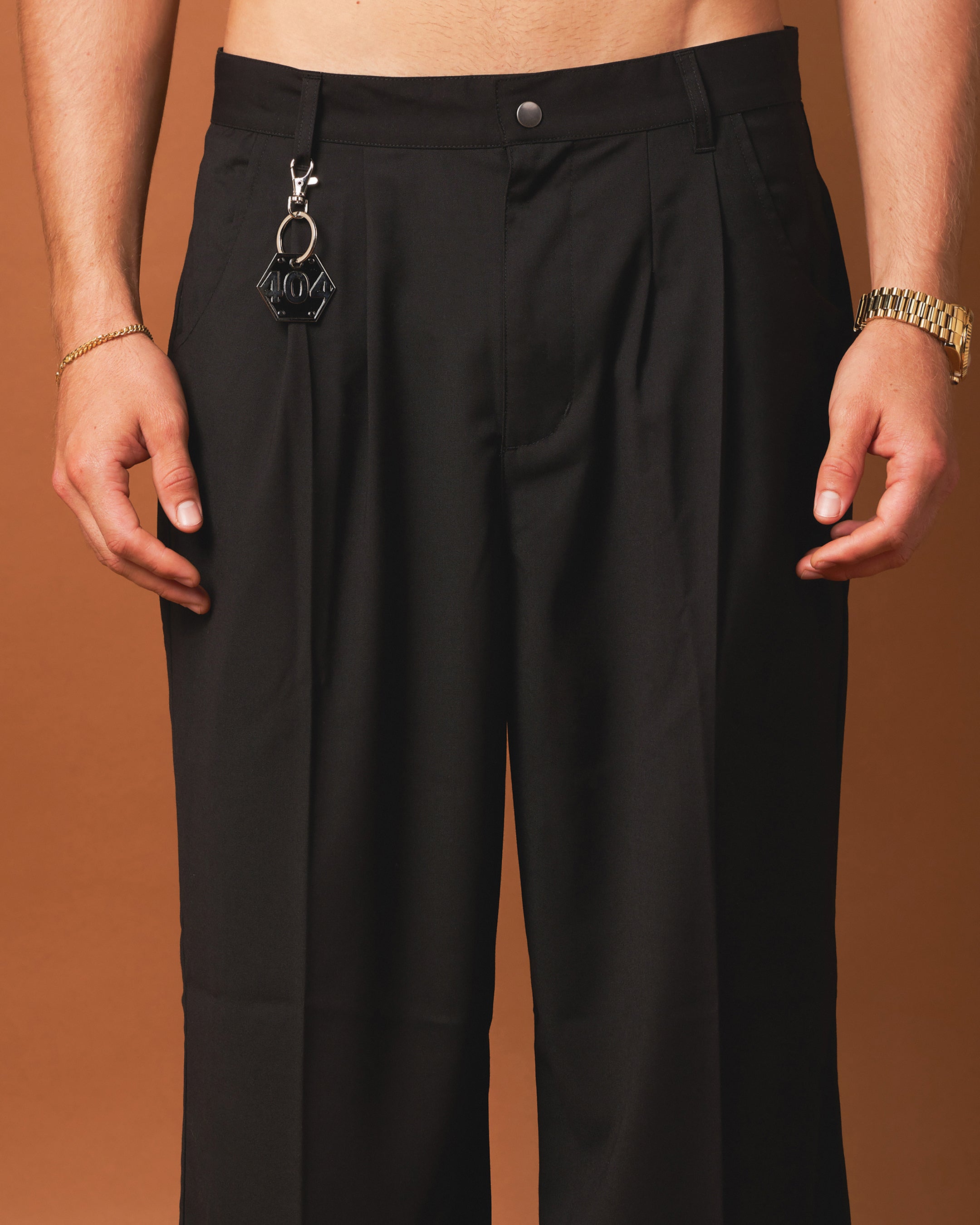 404 Flare Trousers Black、mySite、zt4zffjzw