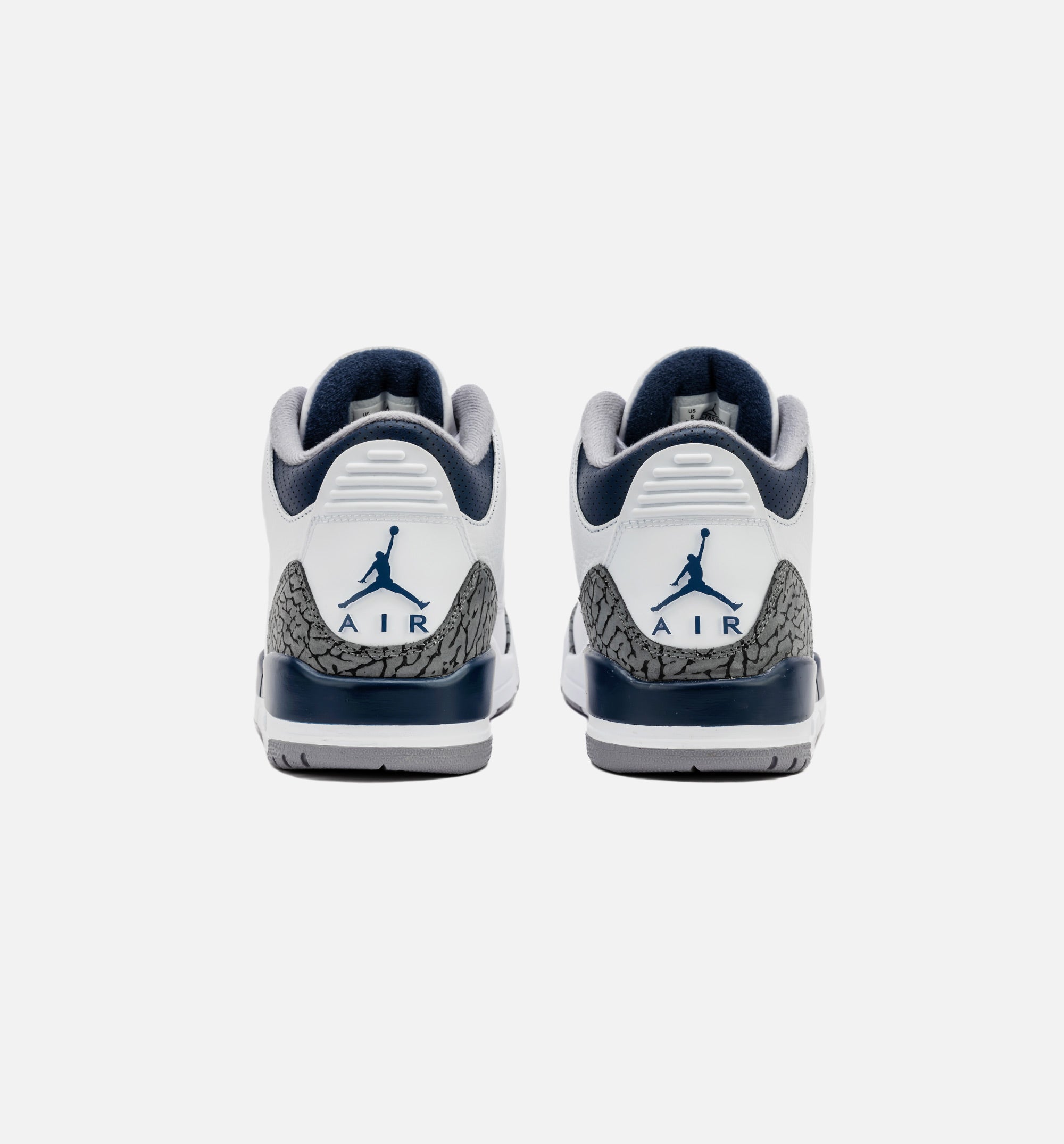 Air Jordan 3 Retro Midnight Navy Mens Lifestyle Shoe - White/Midnight Navy、mySite、dreamappss