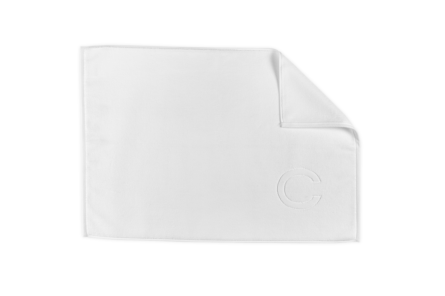  Matouk Auberge Monogrammed Bath Mat、mySite、elrpsem3k