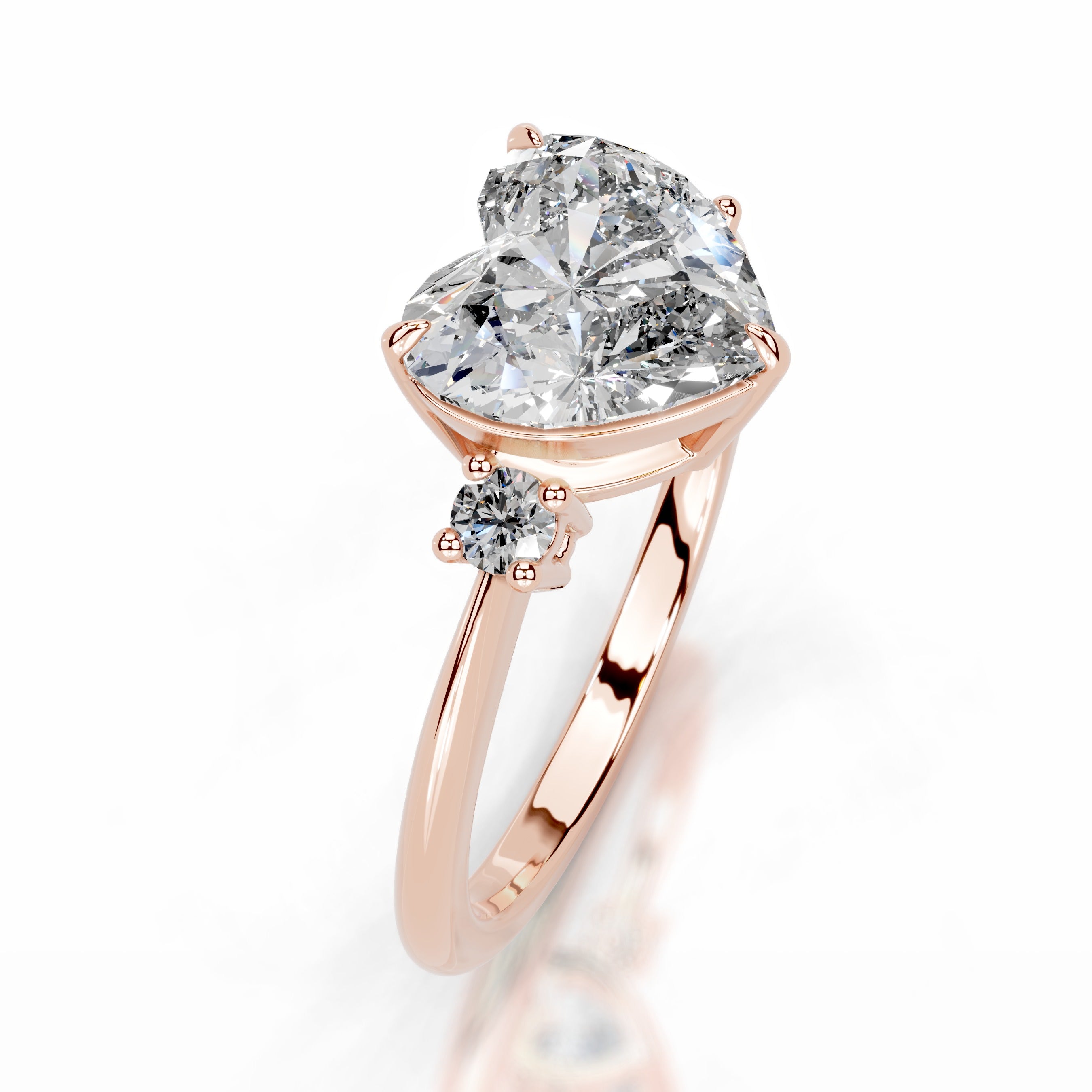 Dalila Lab Grown Diamond Ring - 14K Rose Gold、mySite、hinf8tx79
