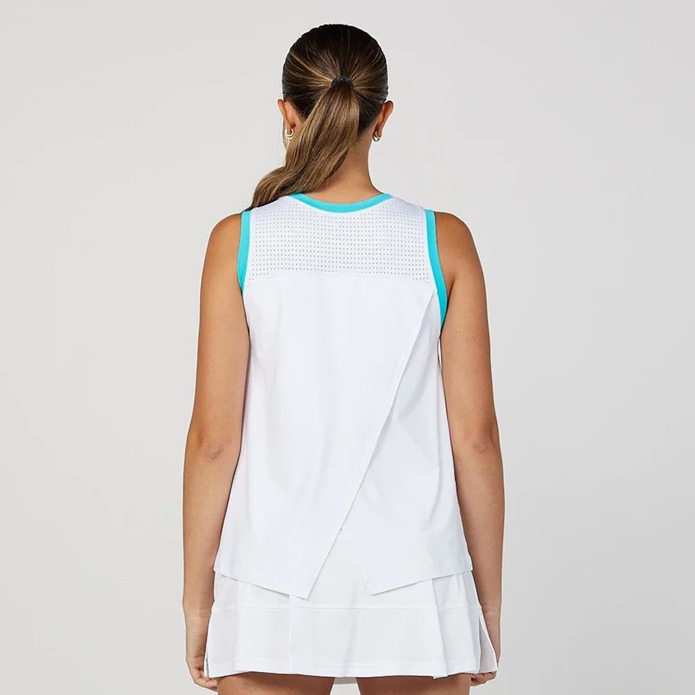 Sofibella Women's On the Dot Sleeveless - White/Air、mySite、neckold