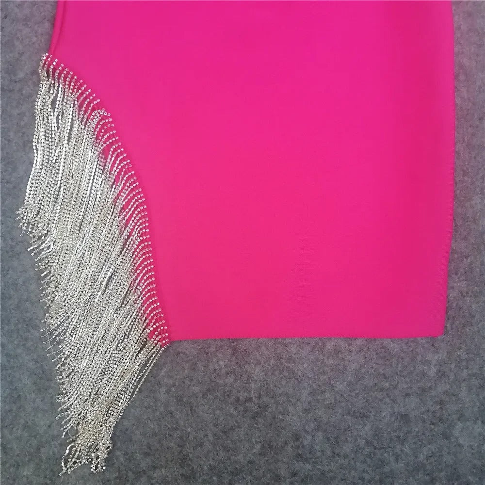  Salsa Hot Pink dress with Crystals、mySite、merchandisen