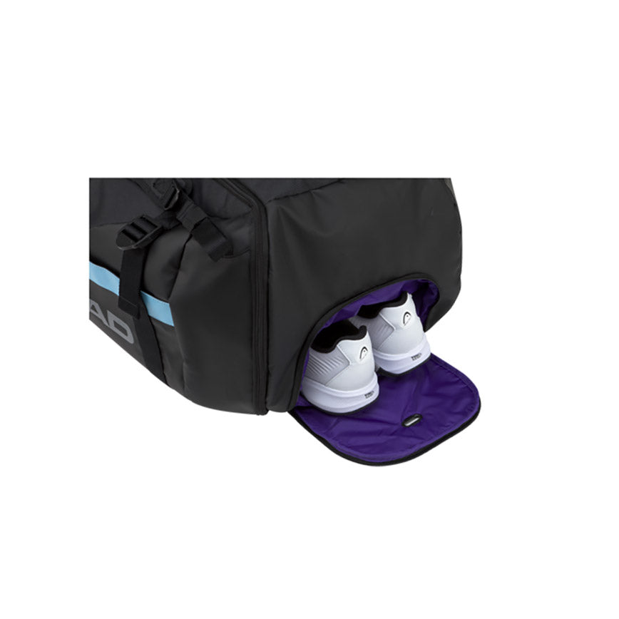 Head r-PET Gravity Duffel 12 Pack Racquet Bag (Black)