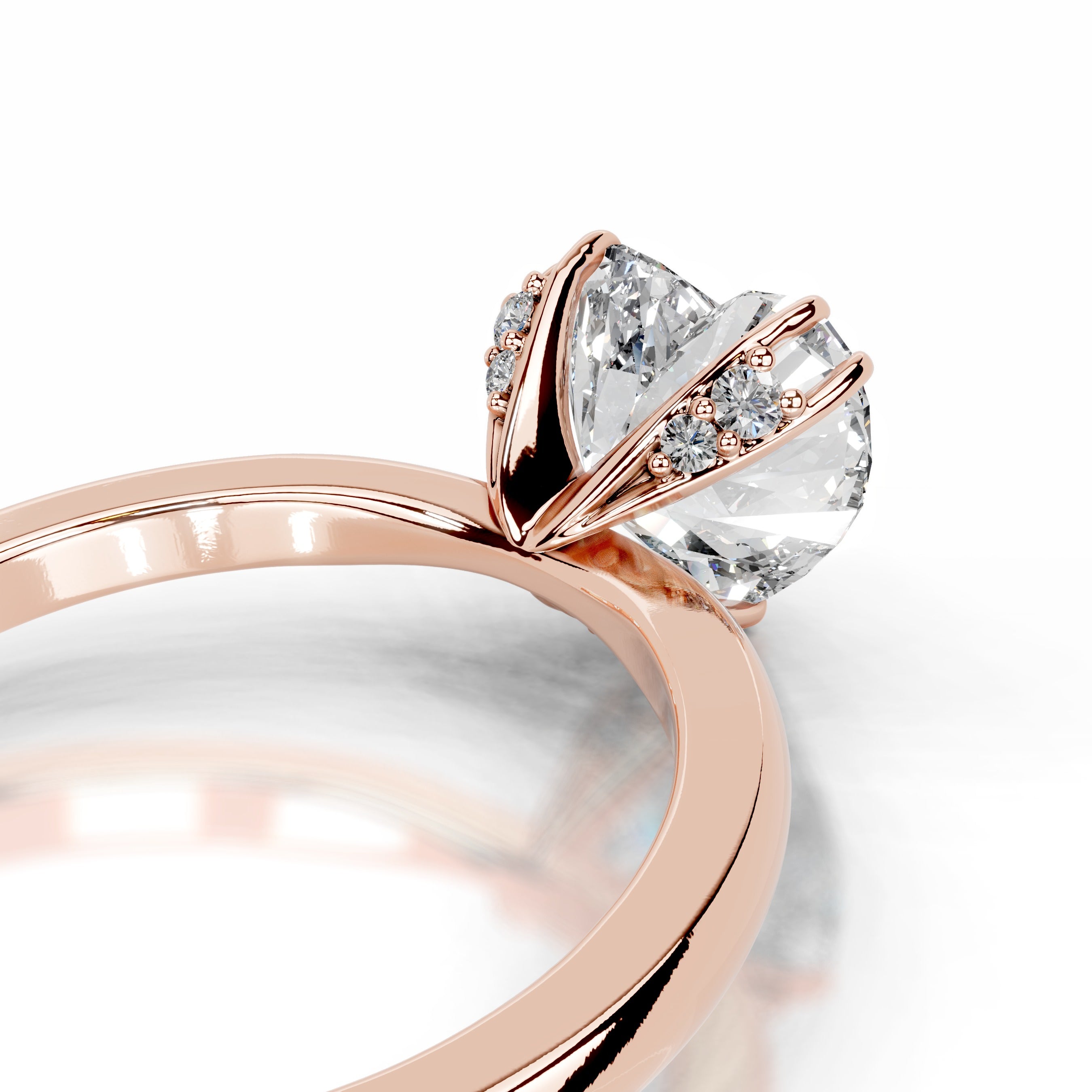 Angoona Diamond Engagement Ring - 14K Rose Gold、mySite、hinf8tx79