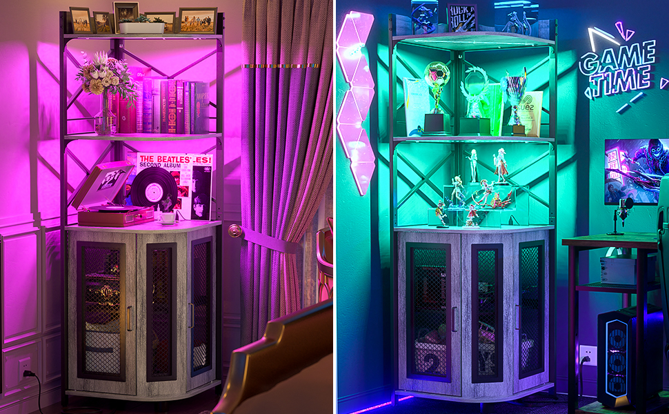 Corner Bar Cabinet Wine Cabinet Liquor Cabinet Bar Unit