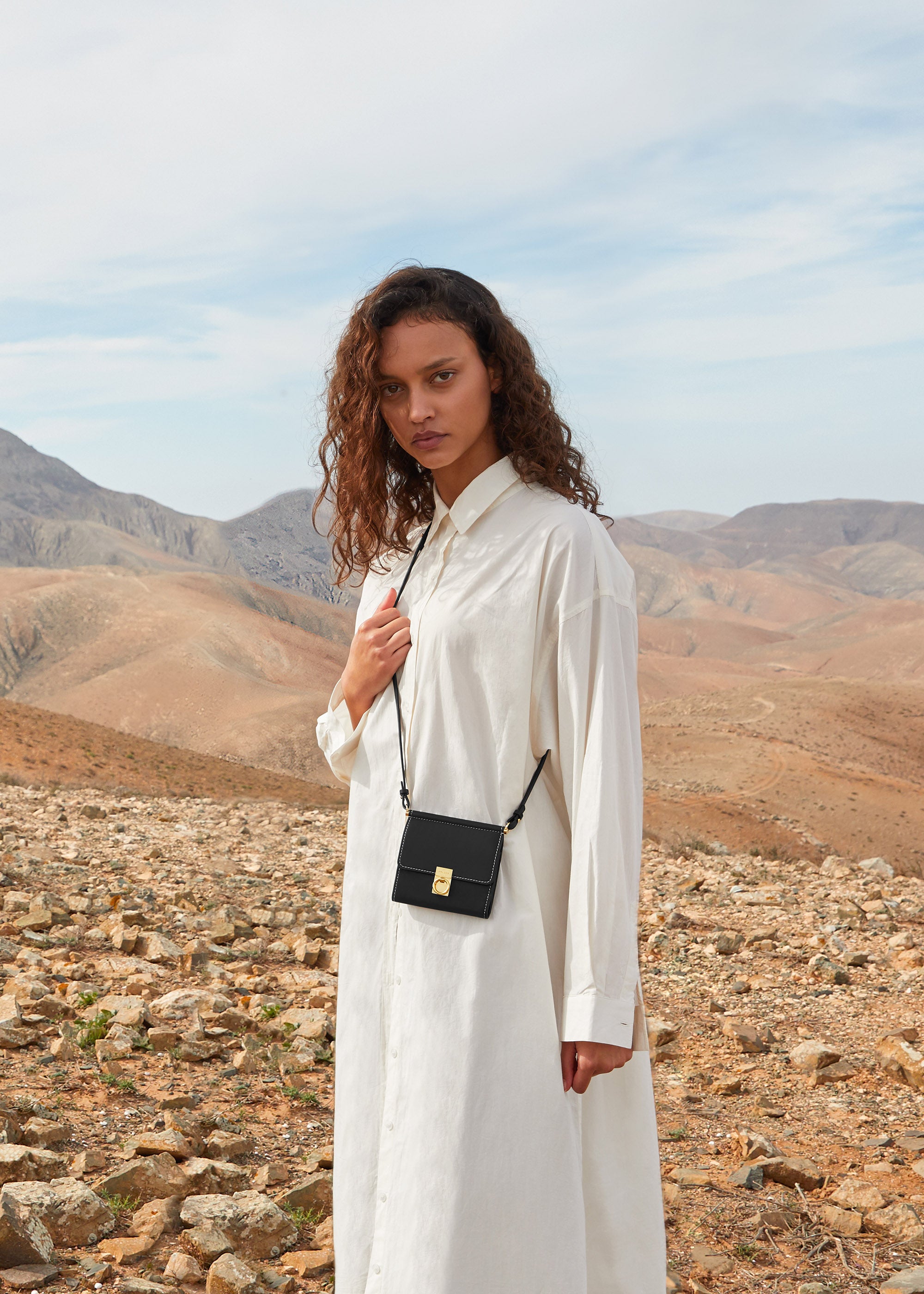 Portefeuille Num茅ro Sept Bandouli猫re - Noir Lisse、mySite、camillekostekn