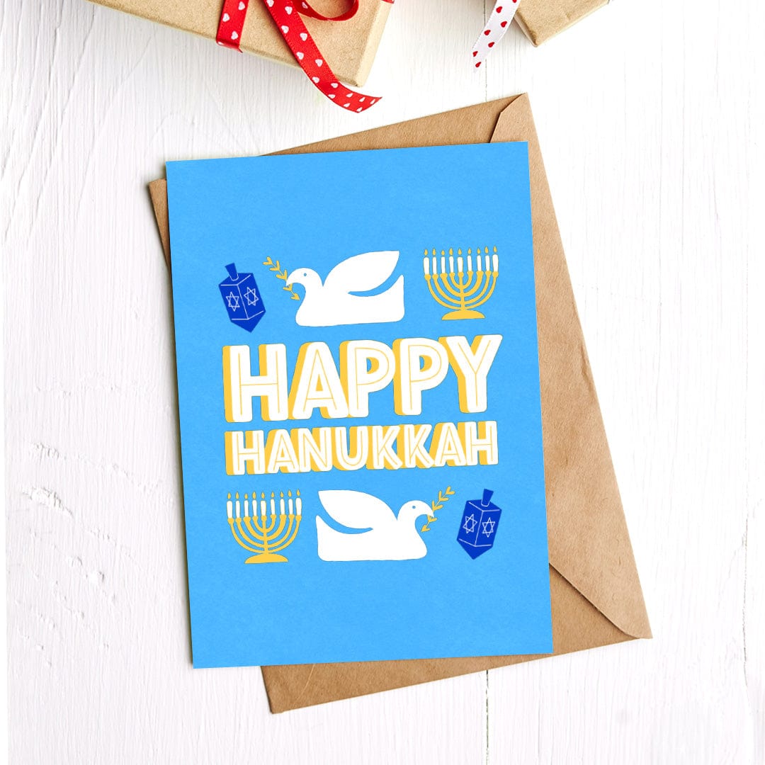  Happy Hanukkah Greeting Card、mySite、elrpsem3k