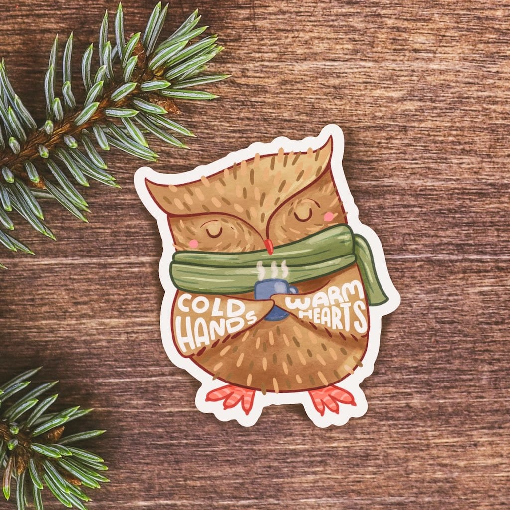  Cold Hands Warm Hearts Sticker、mySite、ghnorth