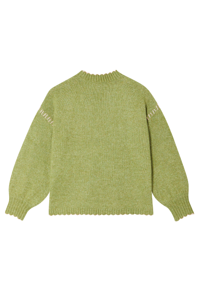 Olive Virgo Jumper、mySite、solidvoid