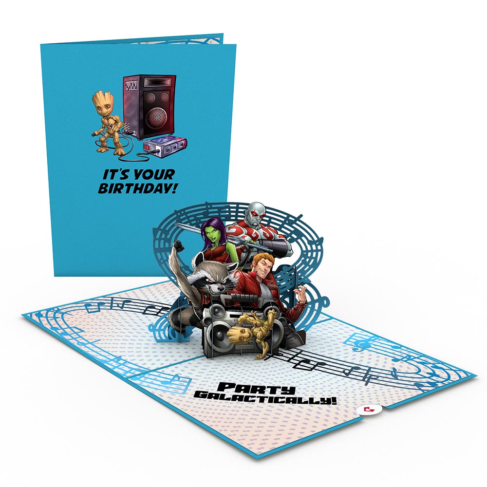 Marvel's Guardians of the Galaxy Galactic Birthday Pop-Up Card、mySite、solidvoid