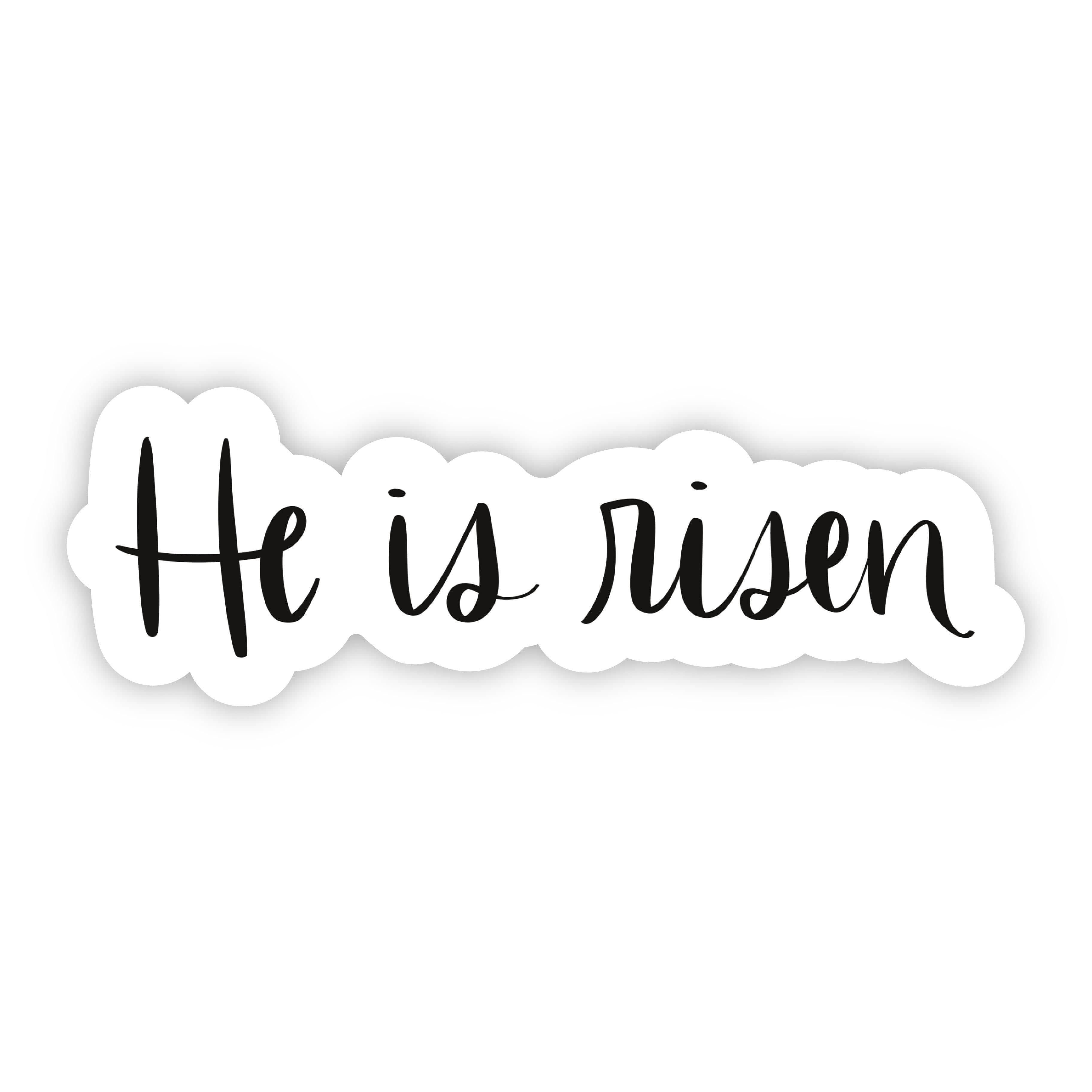  He is Risen Calligraphy Sticker、mySite、elrpsem3k