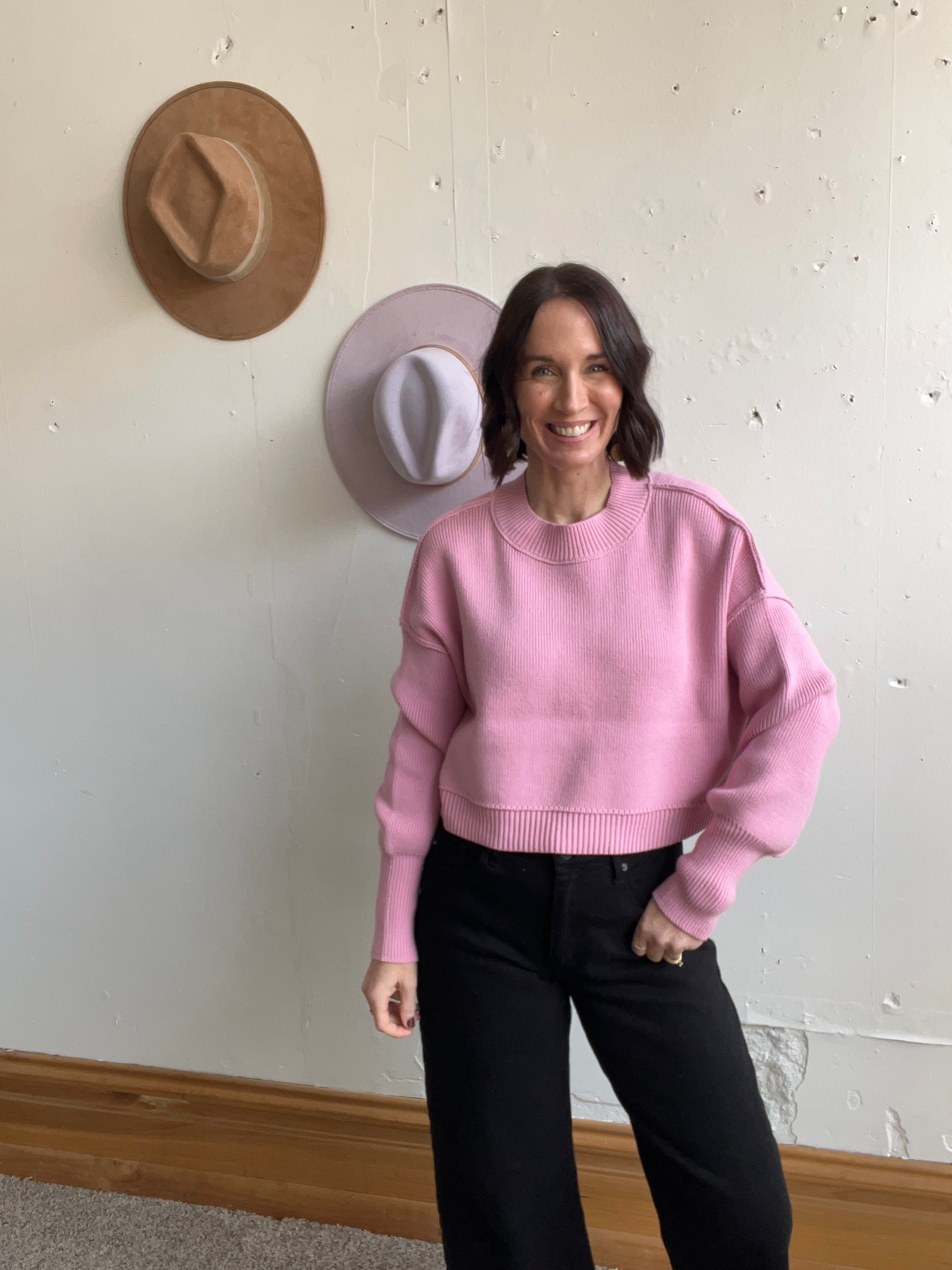 We The Free Easy Street Crop Pullover、mySite、garagedoors4me