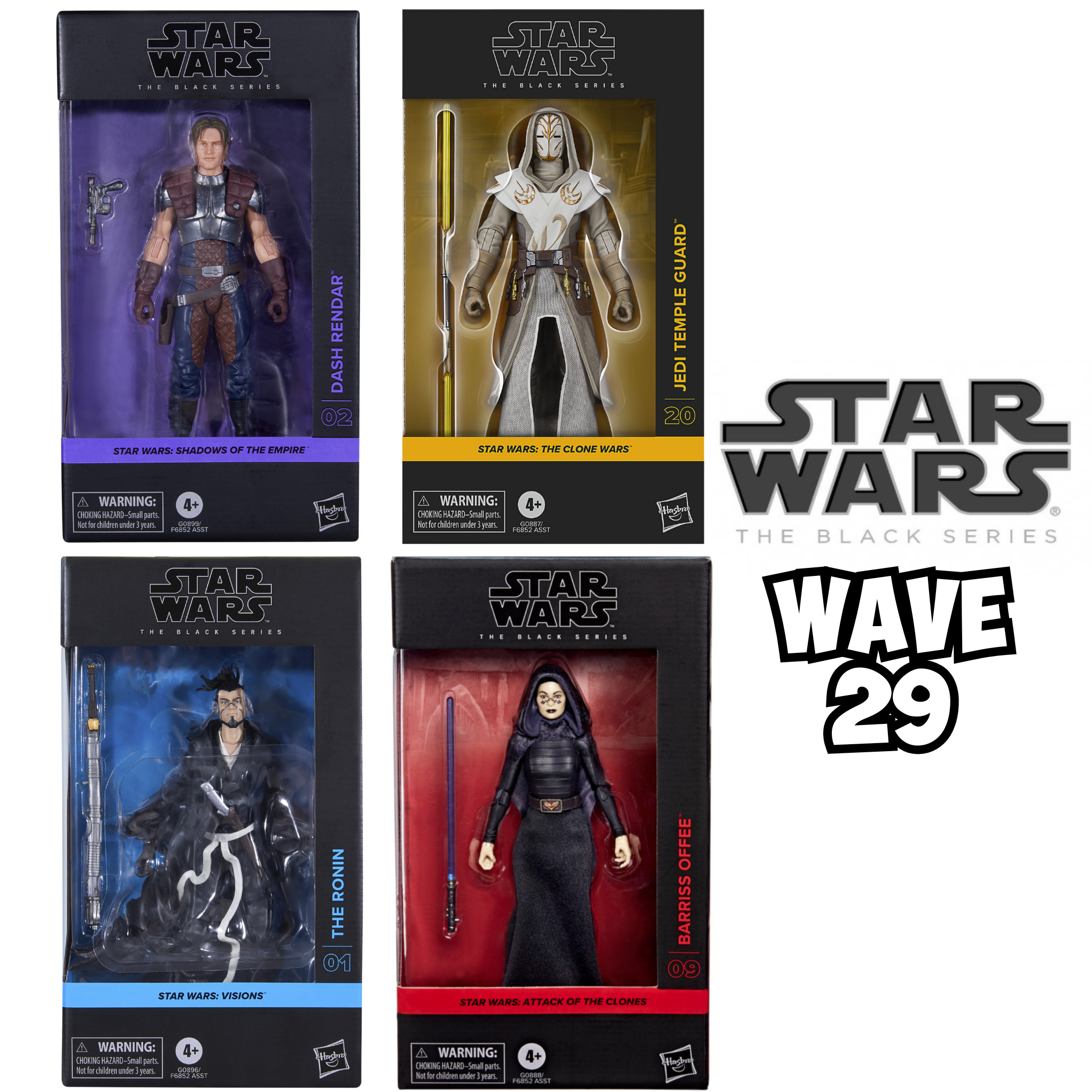 Star Wars The Black Series Wave 29 SET OF 4、mySite、hgirdovlk