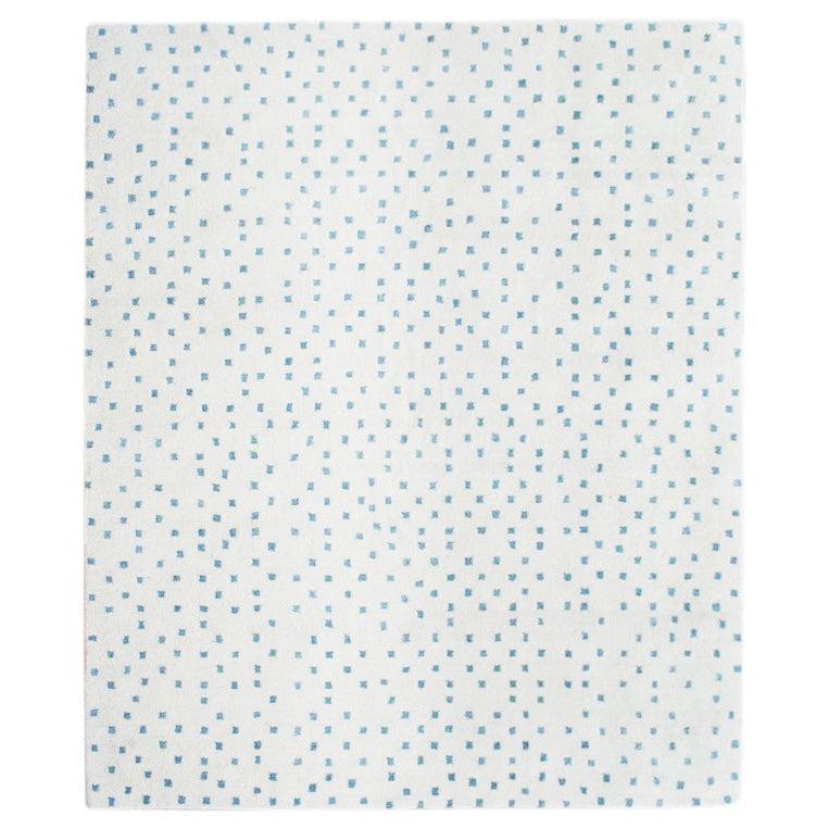 Erica Shag Ivory Blue Wool Handtufted Rug、mySite、gigharbornorthrealestate