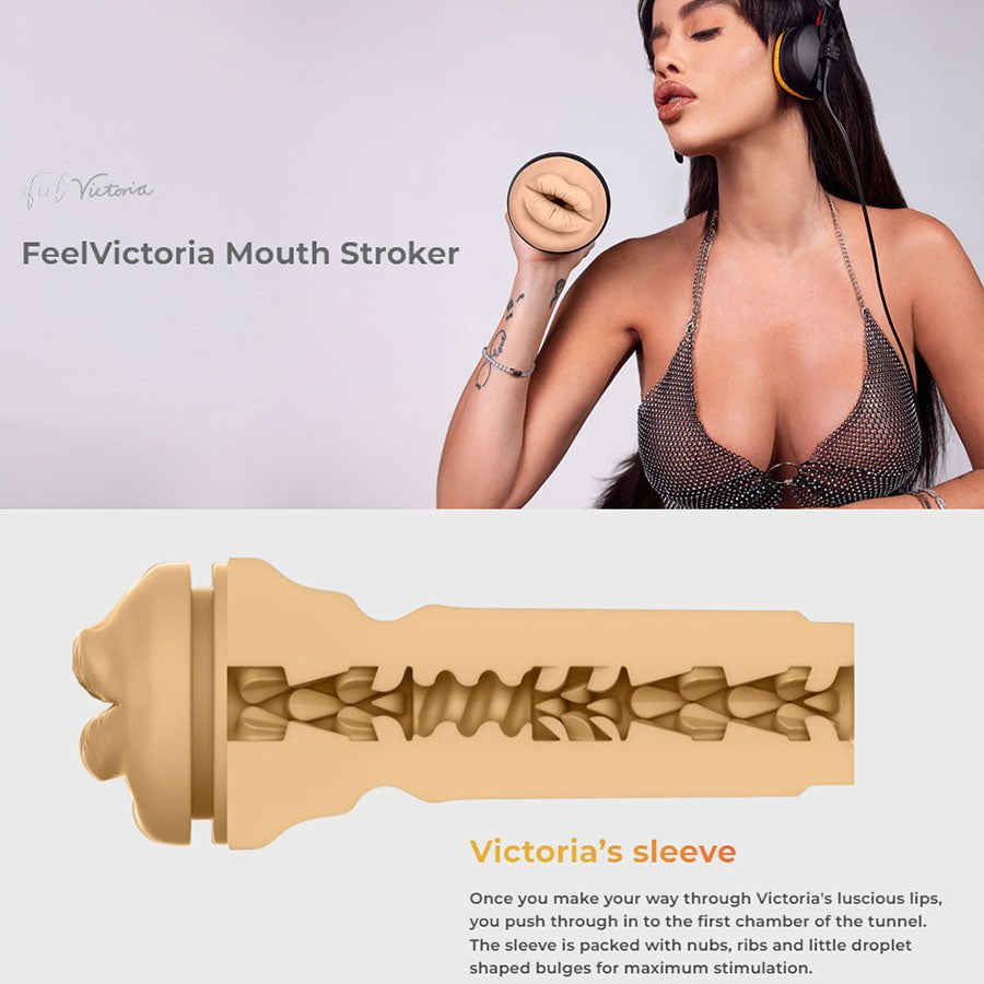 Kiiroo Feel Victoria June Interactive Mouth Masturbator、mySite、bottomscart