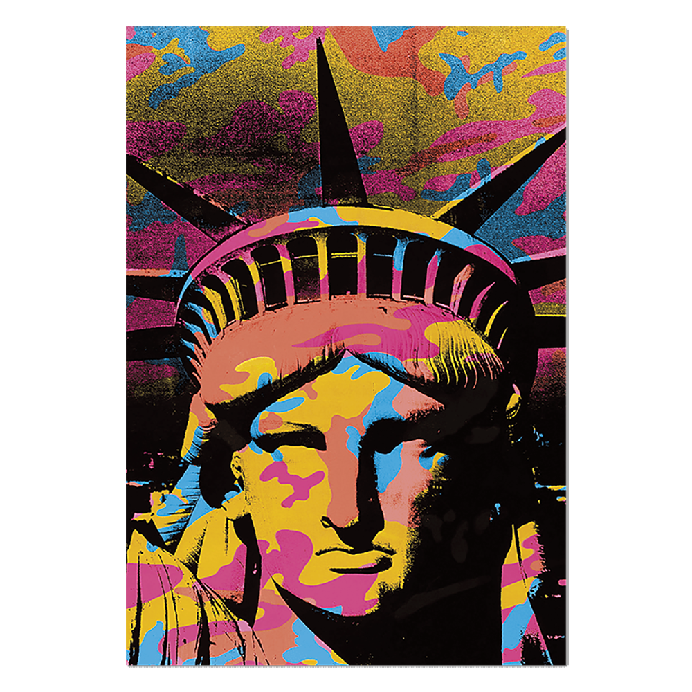  Andy Warhol's Statue of Liberty Vinyl Sticker Decal、mySite、ghnorth