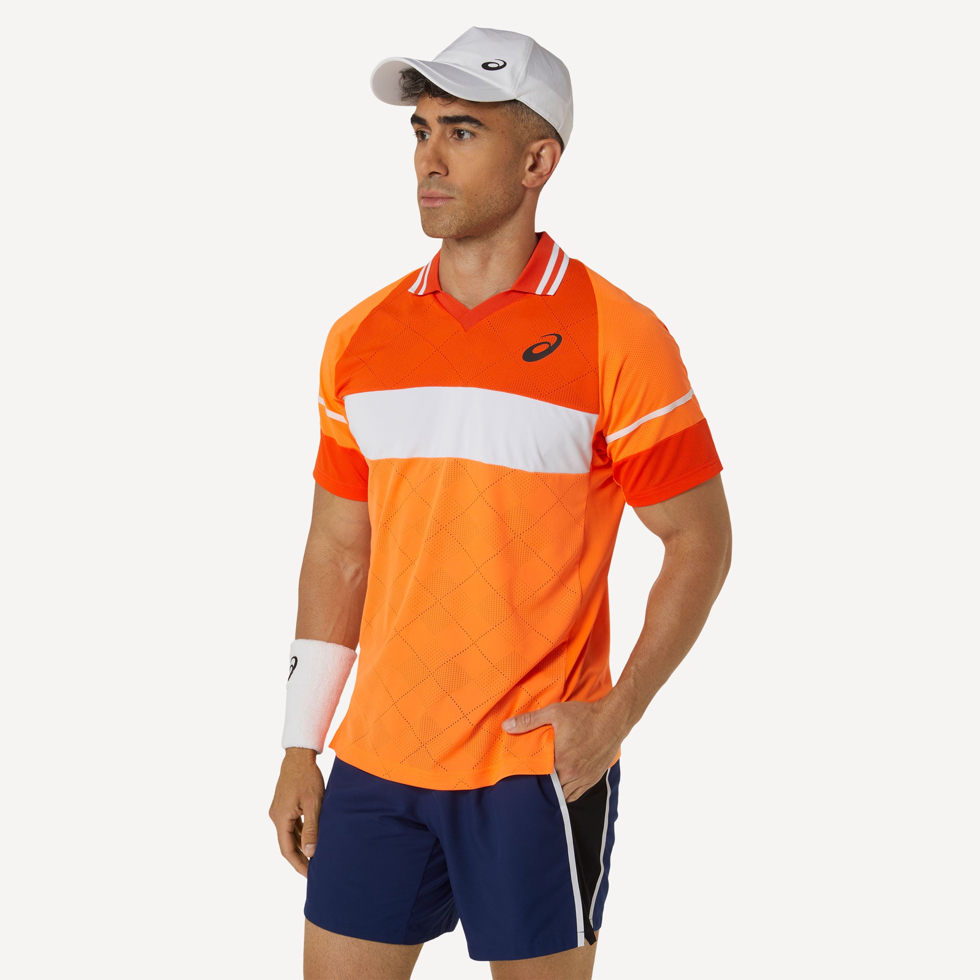 ASICS Match Men's Tennis Polo、mySite、neckold