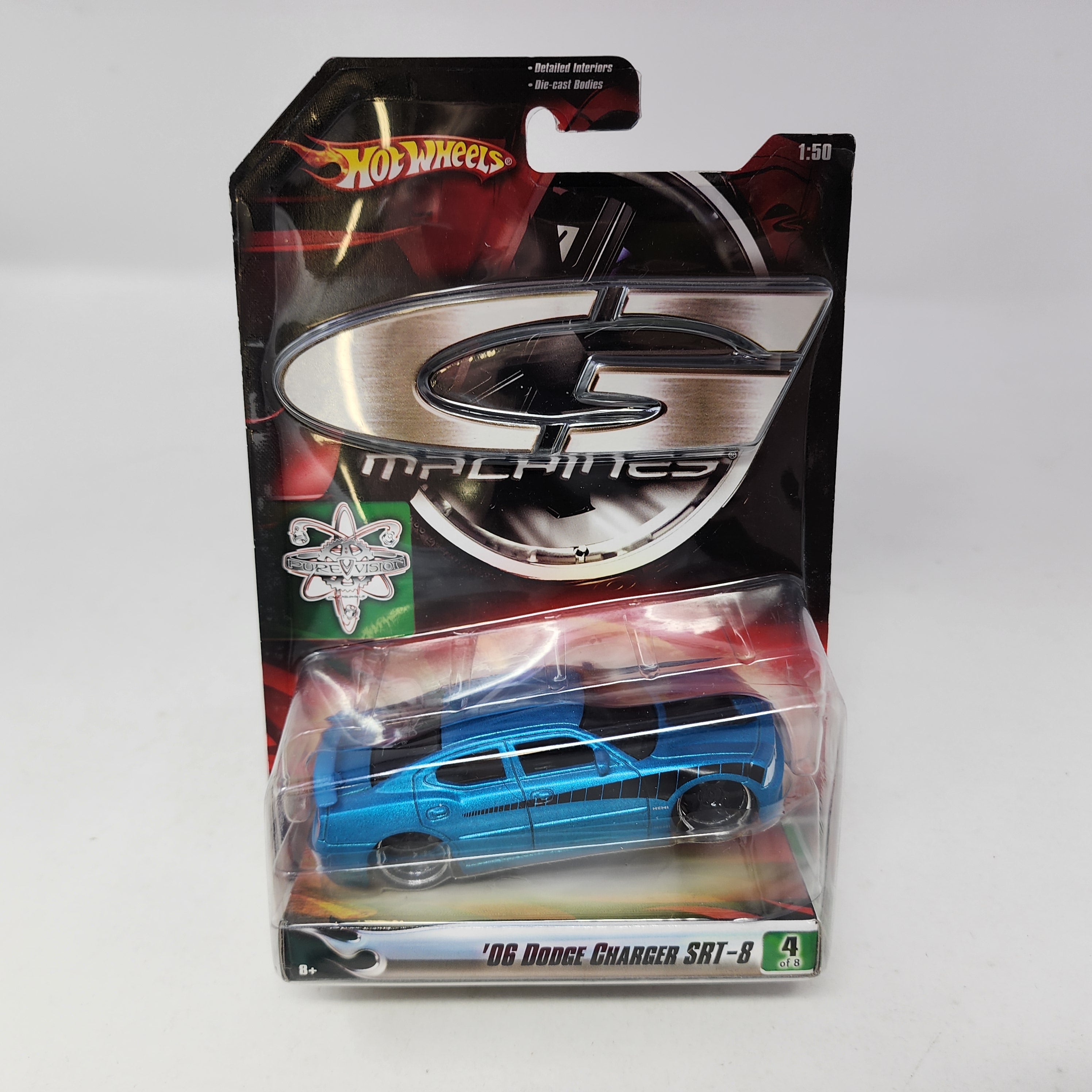 '06 Dodge Charger SRT-8 * Blue * Hot Wheels G Machines * 1:50 Scale、mySite、hgirdovlk