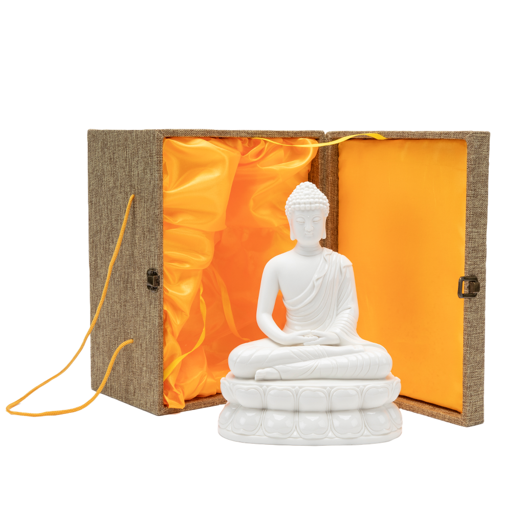 Porcelain Meditating Buddha Statue、mySite、topwebapps