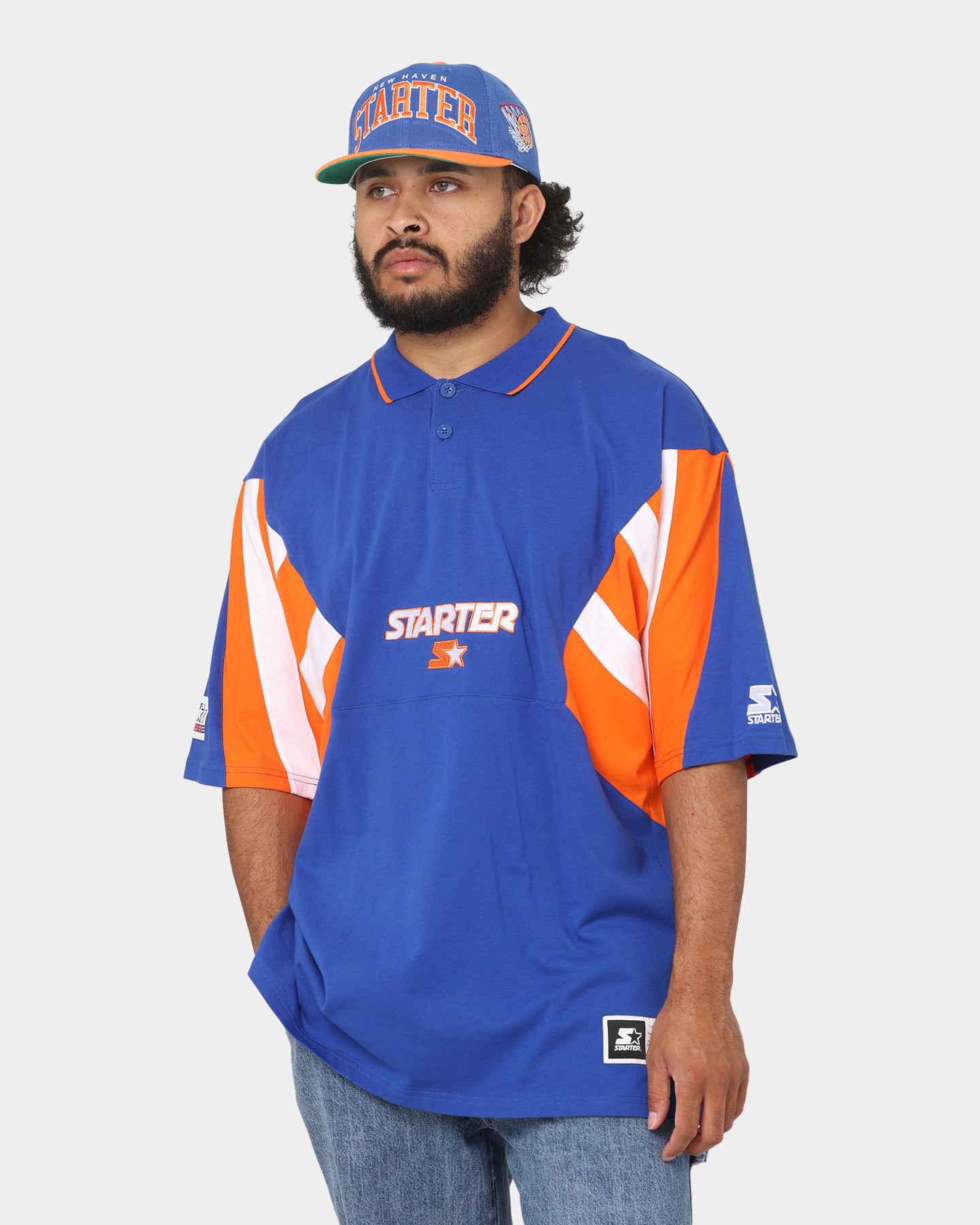 Starter Sideline Short Sleeve Polo Shirt Blue、mySite、zt4zffjzw