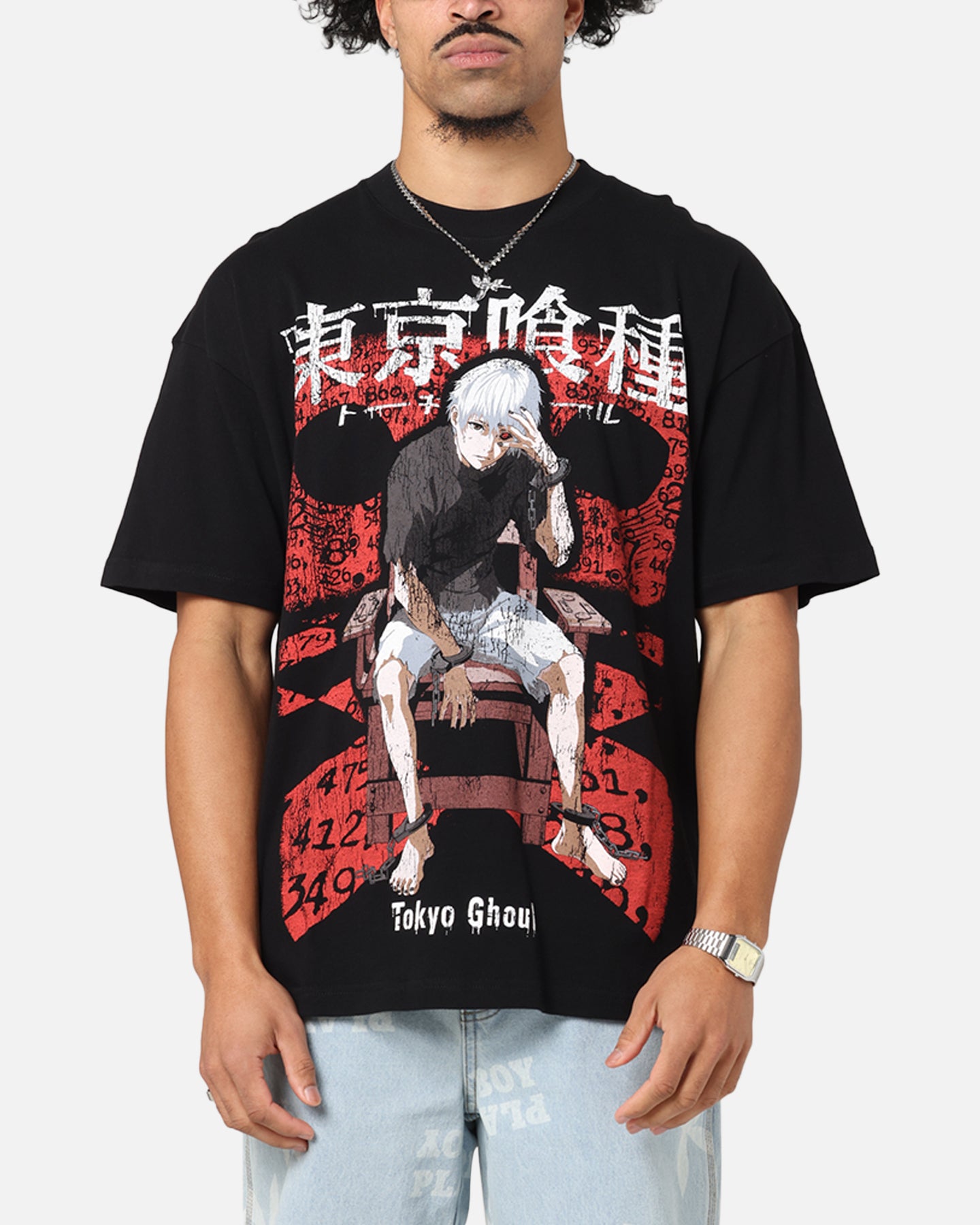 73 Studio X Tokyo Ghoul 1000 Minus 7 T-Shirt Black、mySite、zt4zffjzw