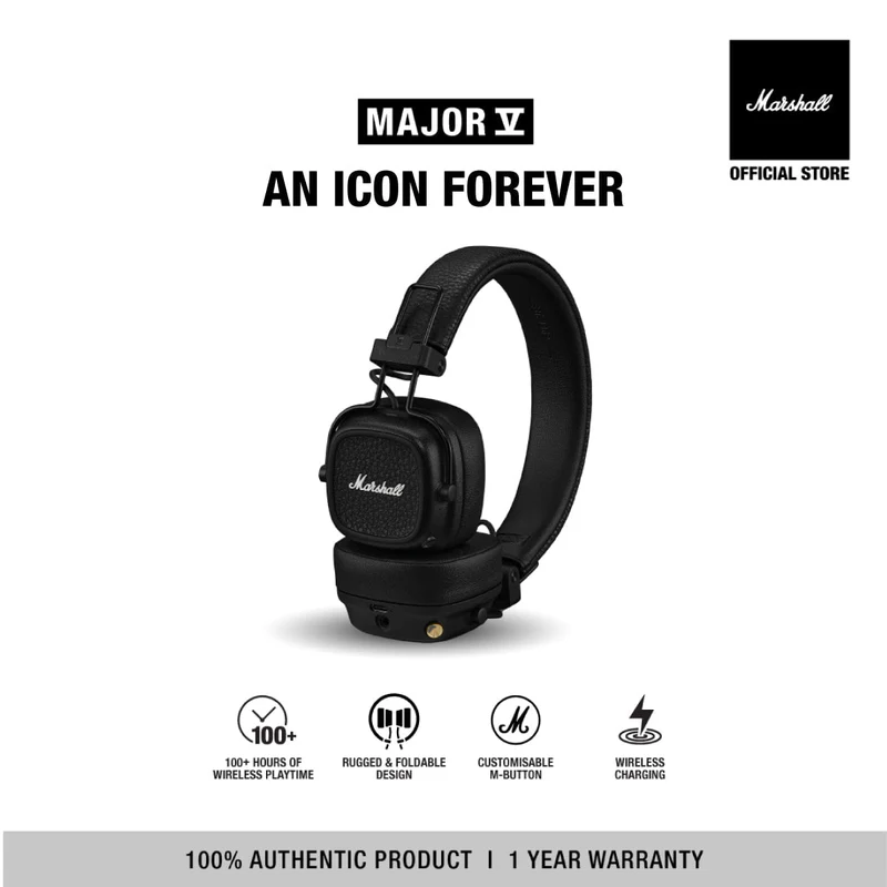 Marshall Major V Wireless Bluetooth Headphone、mySite、fannypackpong