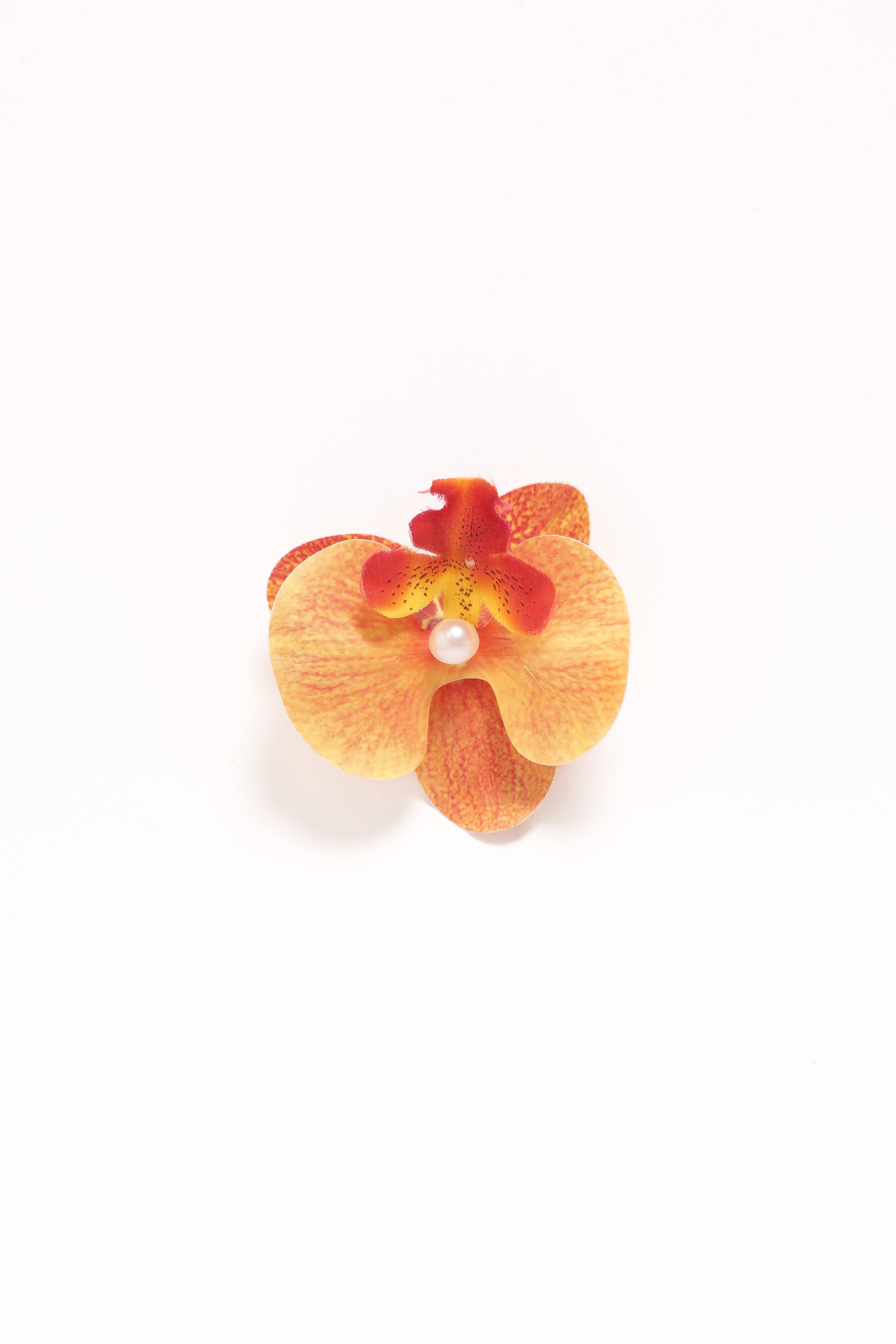 Leila Orchid Hair Clip - Orange、mySite、sugarbowlscore