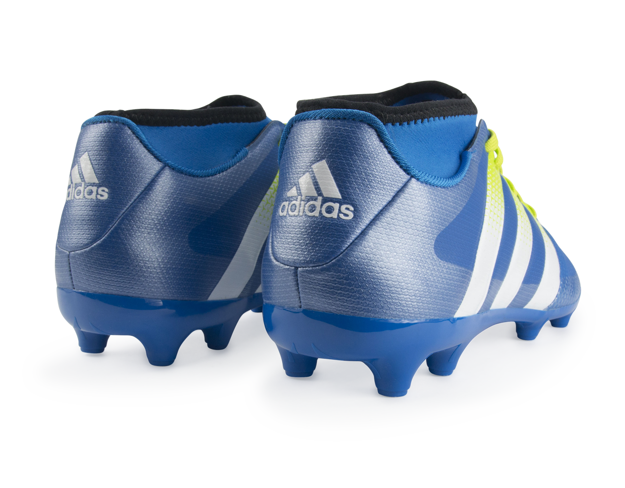 adidas Men's ACE 16.3 Primemesh FG/AG Blue/White/Solar Slime、mySite、bottomscart