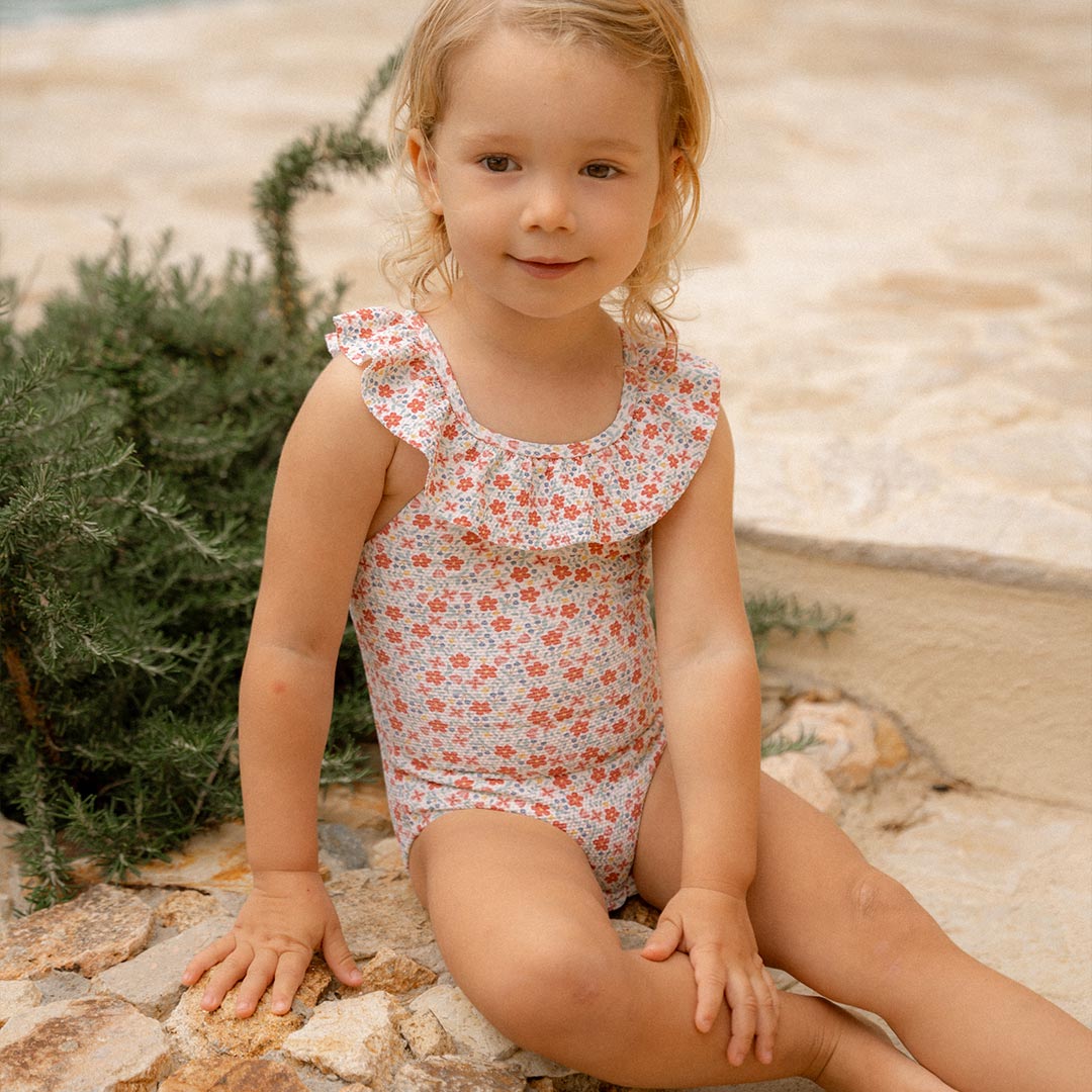  Little Dutch Bathing Suit - Sunny Flowers Multicolour、mySite、merchandisen