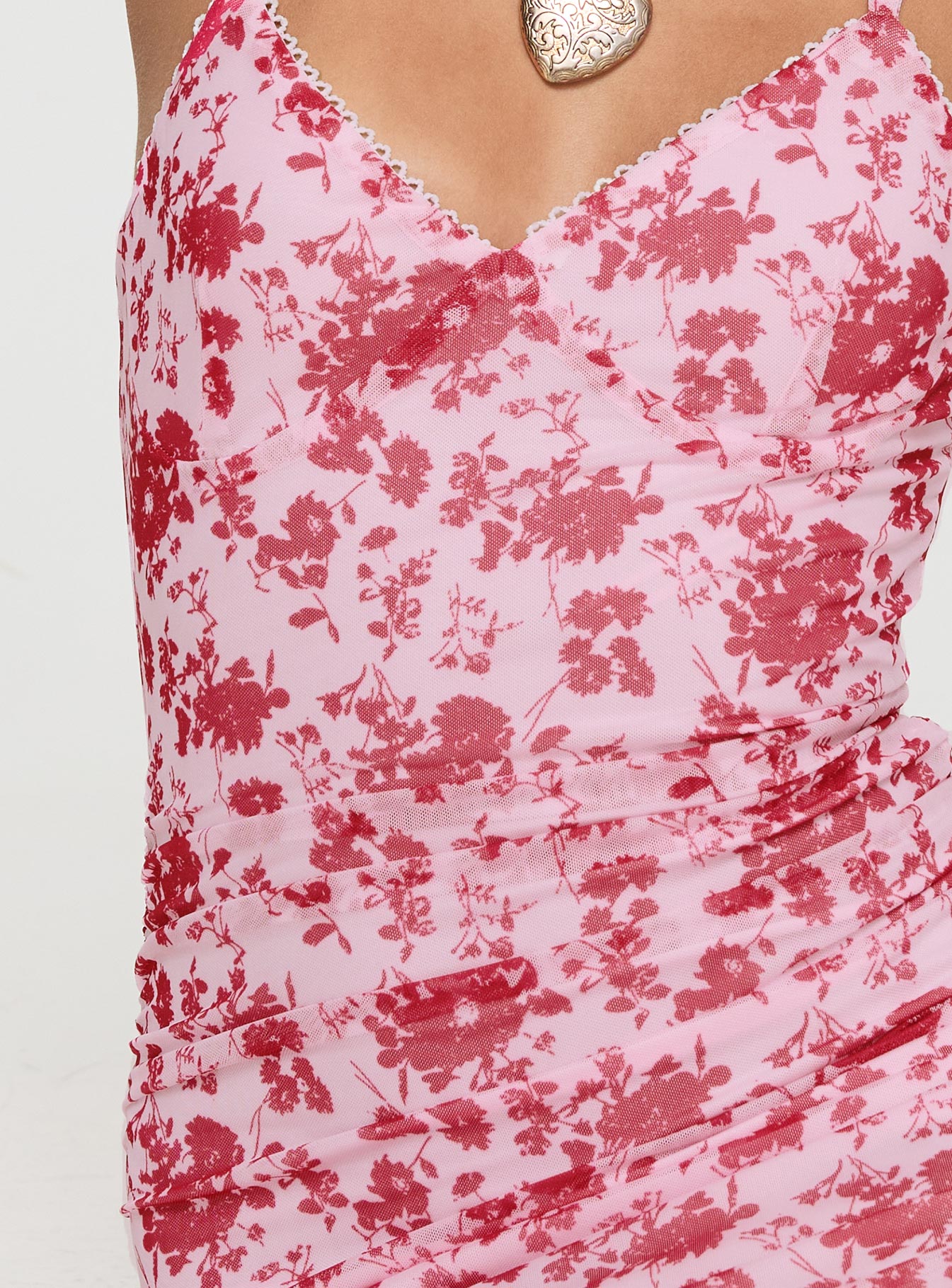 Cotter Maxi Dress Pink / Floral、mySite、solidvoid