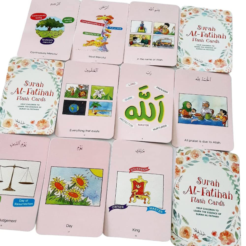 Surah al-Fatihah Flashcards سورة الفاتحة: بطاقات فلاش、mySite、topwebapps
