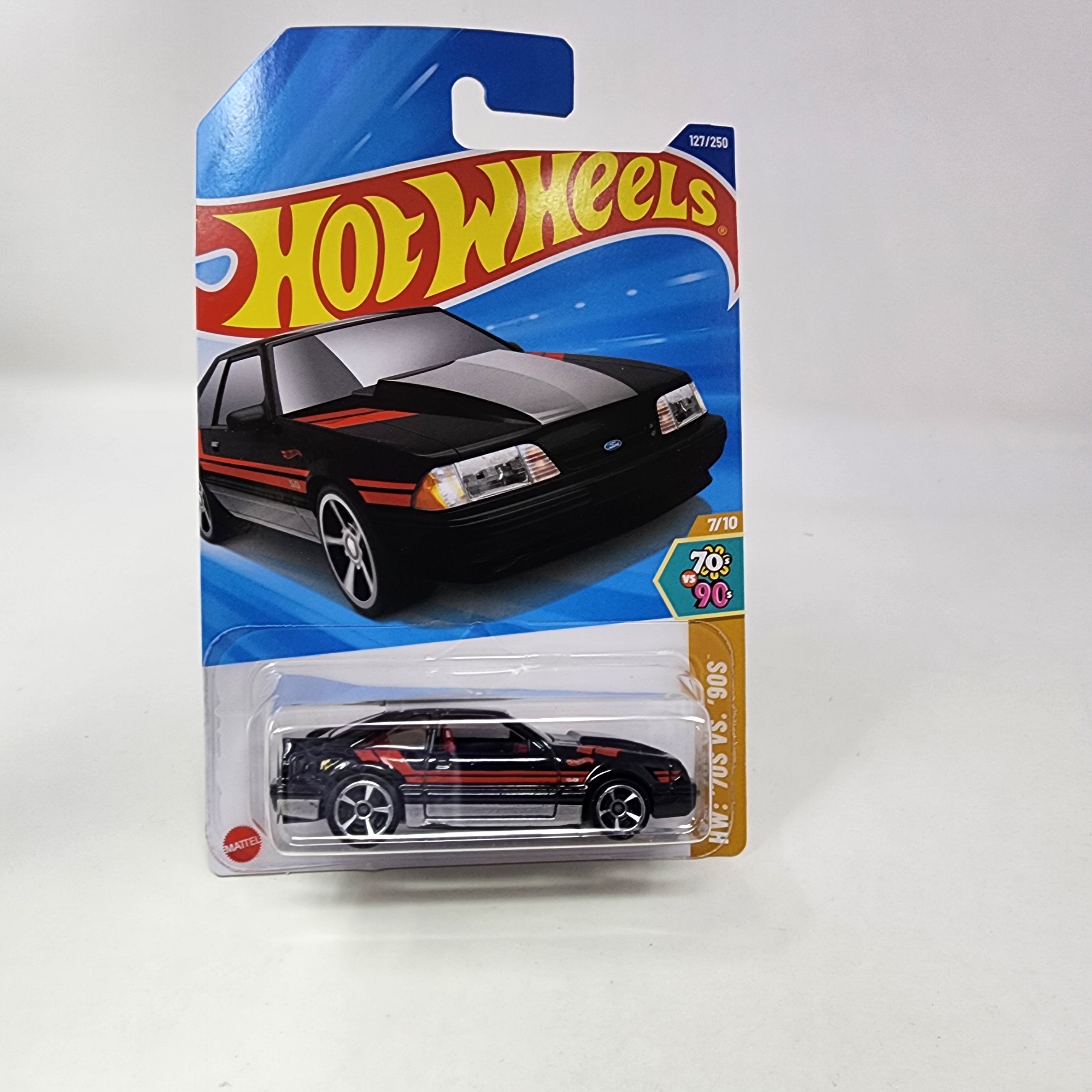 '92 Ford Mustang #127 * Black * 2025 Hot Wheels Case G、mySite、hgirdovlk