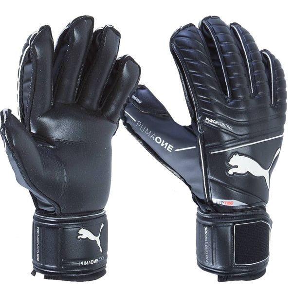 PUMA Men's One Protect 18.3 Goalkeeper Gloves Black/White、mySite、noshort