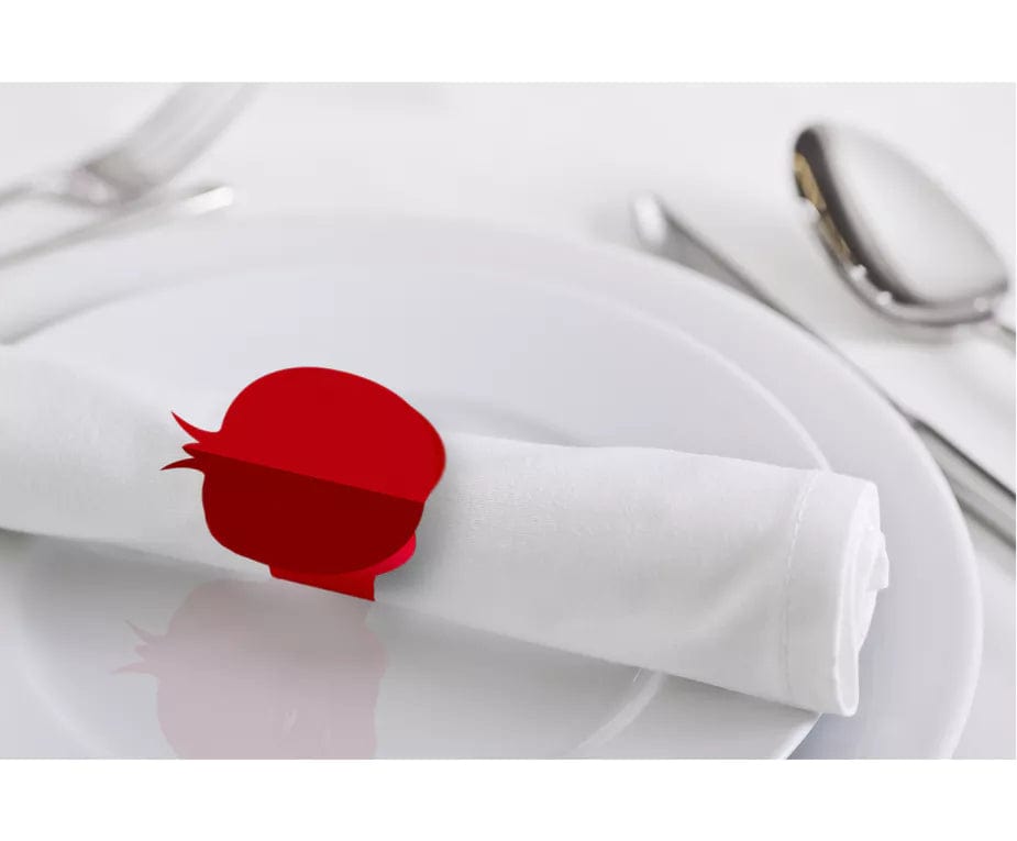 Pomegranate Shaped Napkin Rings, Set of 10、mySite、topwebapps