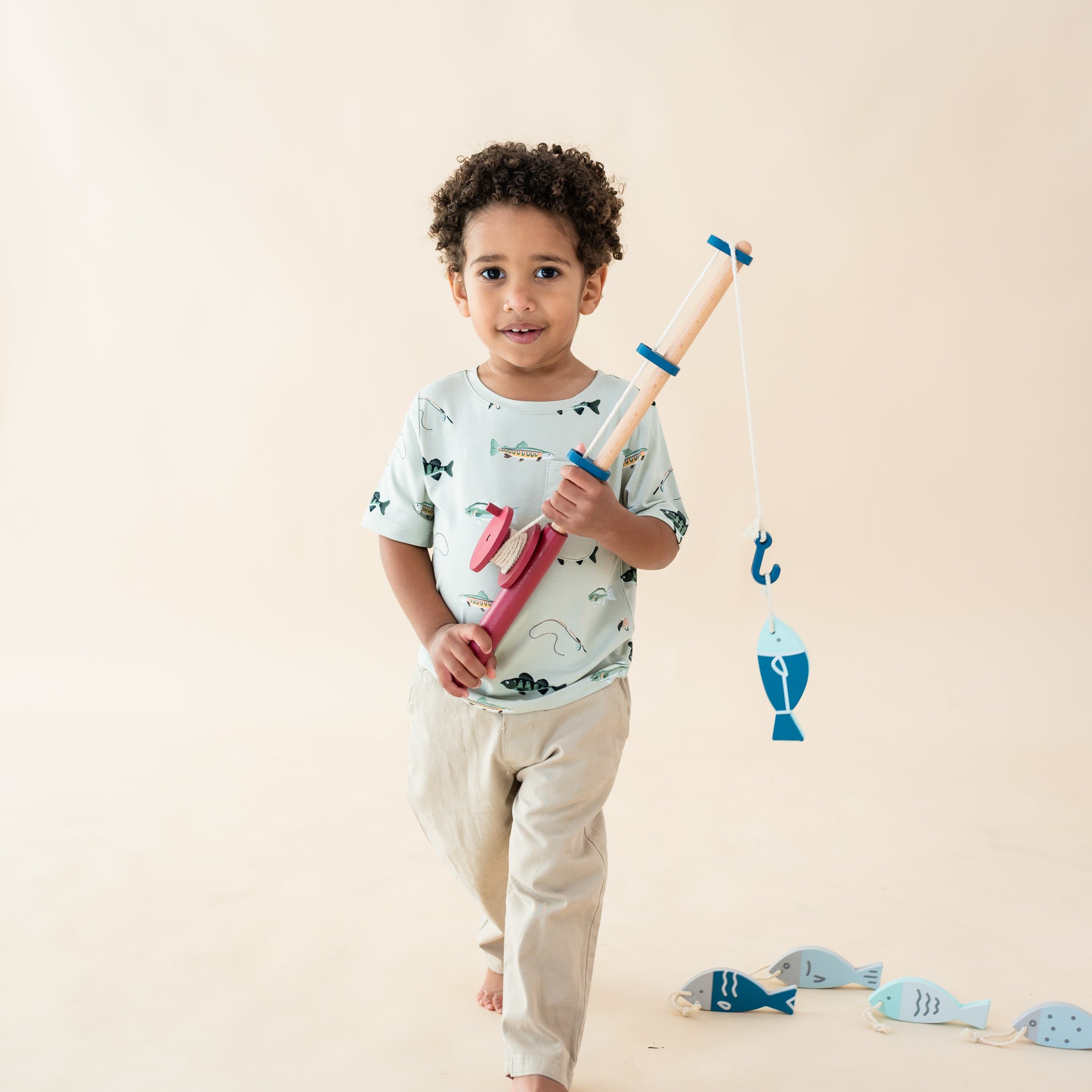  Toddler Crew Neck Tee in Fishing、mySite、layawaytickets