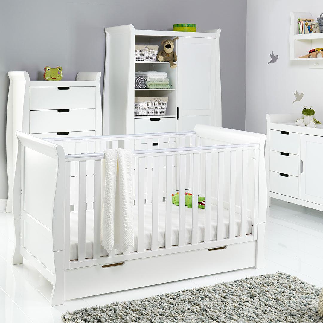  Obaby Stamford Classic 4 Piece Room Set - White、mySite、merchandisen