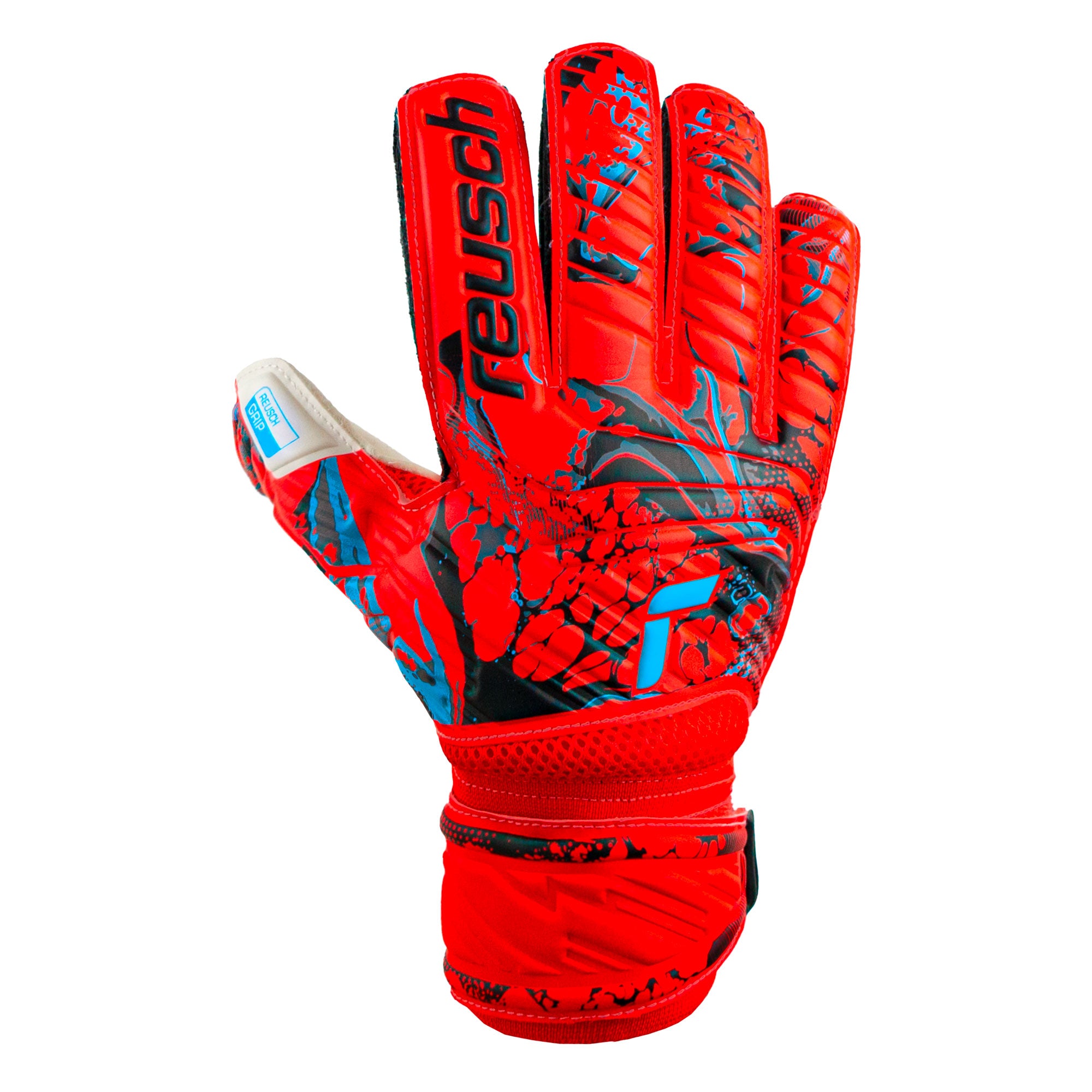 Reusch Men's Attrakt Grip Goalkeeper Gloves Red、mySite、bottomscart