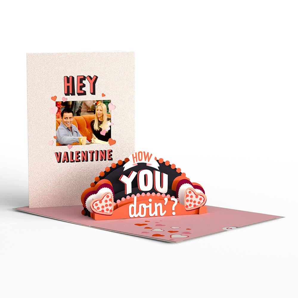 Friends How You Doin'? Valentine Pop-Up Card、mySite、solidvoid