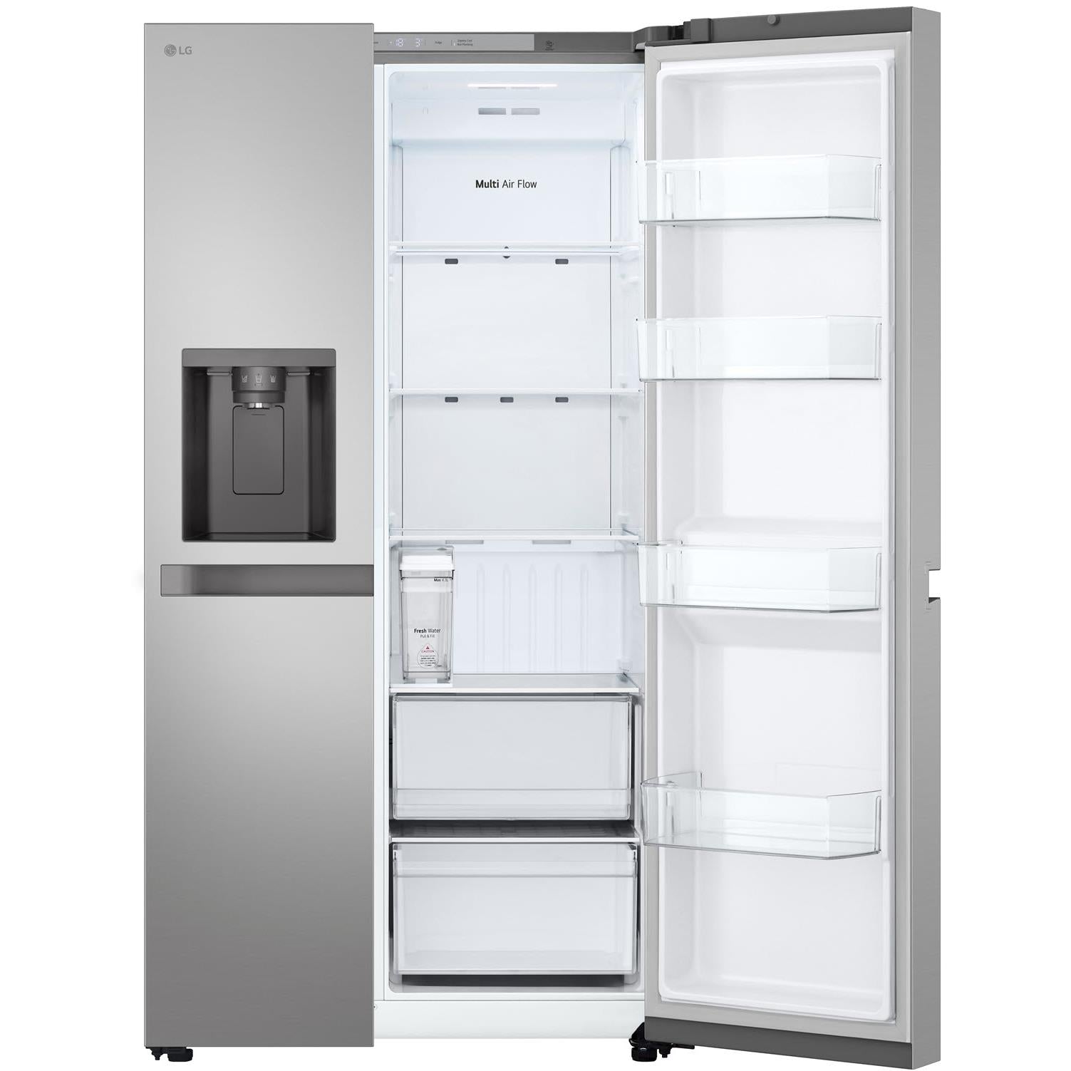 LG GS-N599PL 641L Side by Side Fridge (Stainless Finish)、mySite、camillekostekn