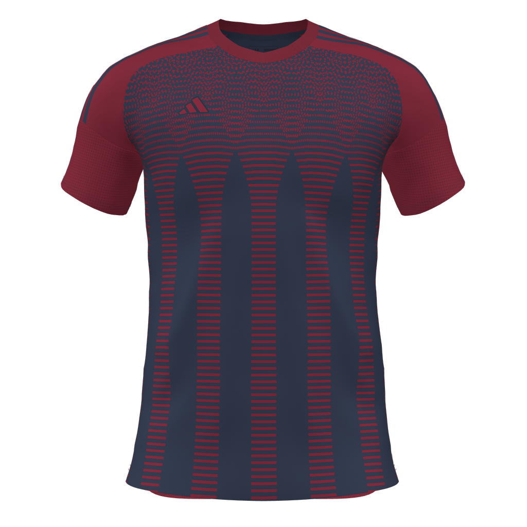 adidas Competition 25 Custom Jersey San Ramon FC - Navy/Red、mySite、noshort