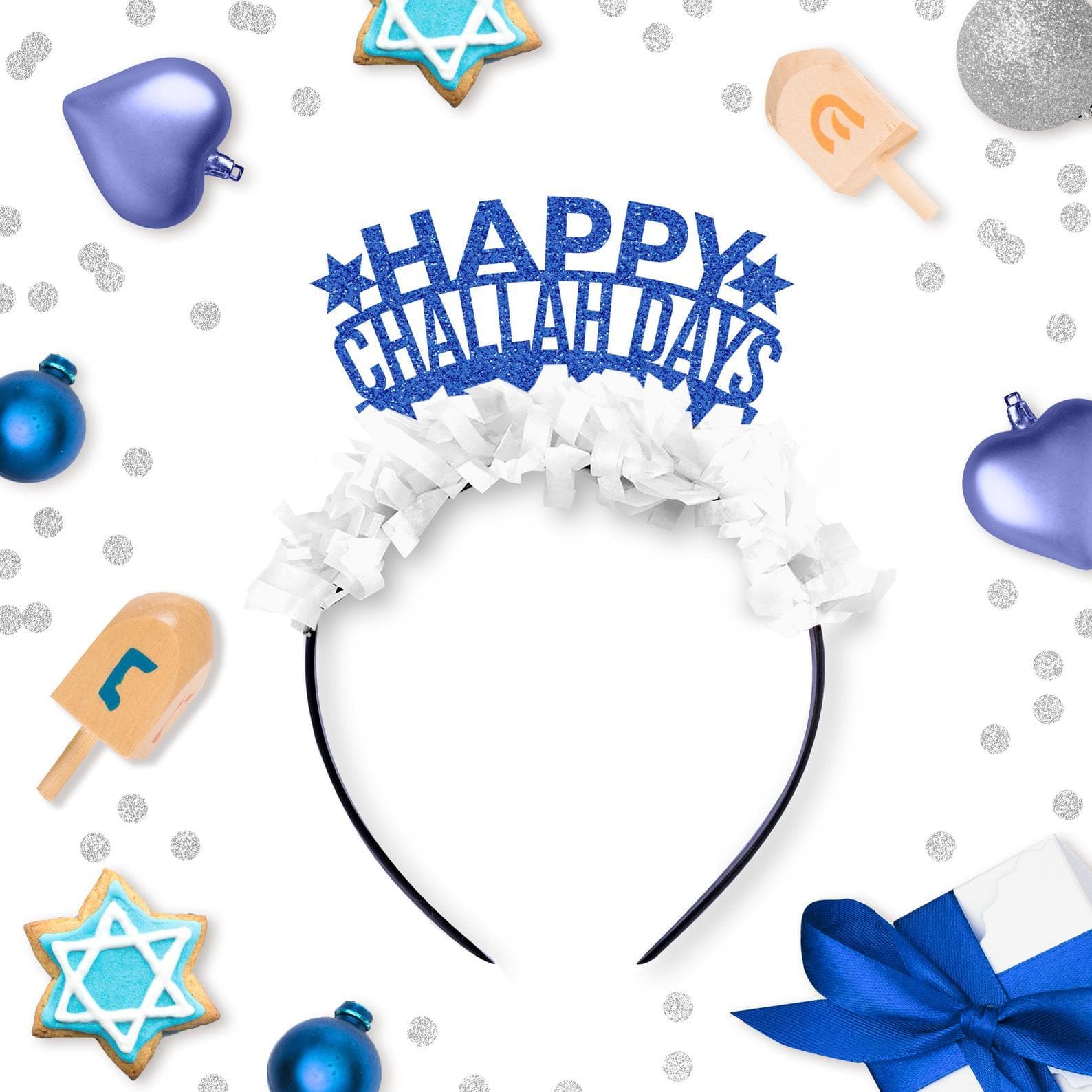 Happy Challah Days and Love You a Latke Headbands - Set of Two、mySite、topwebapps