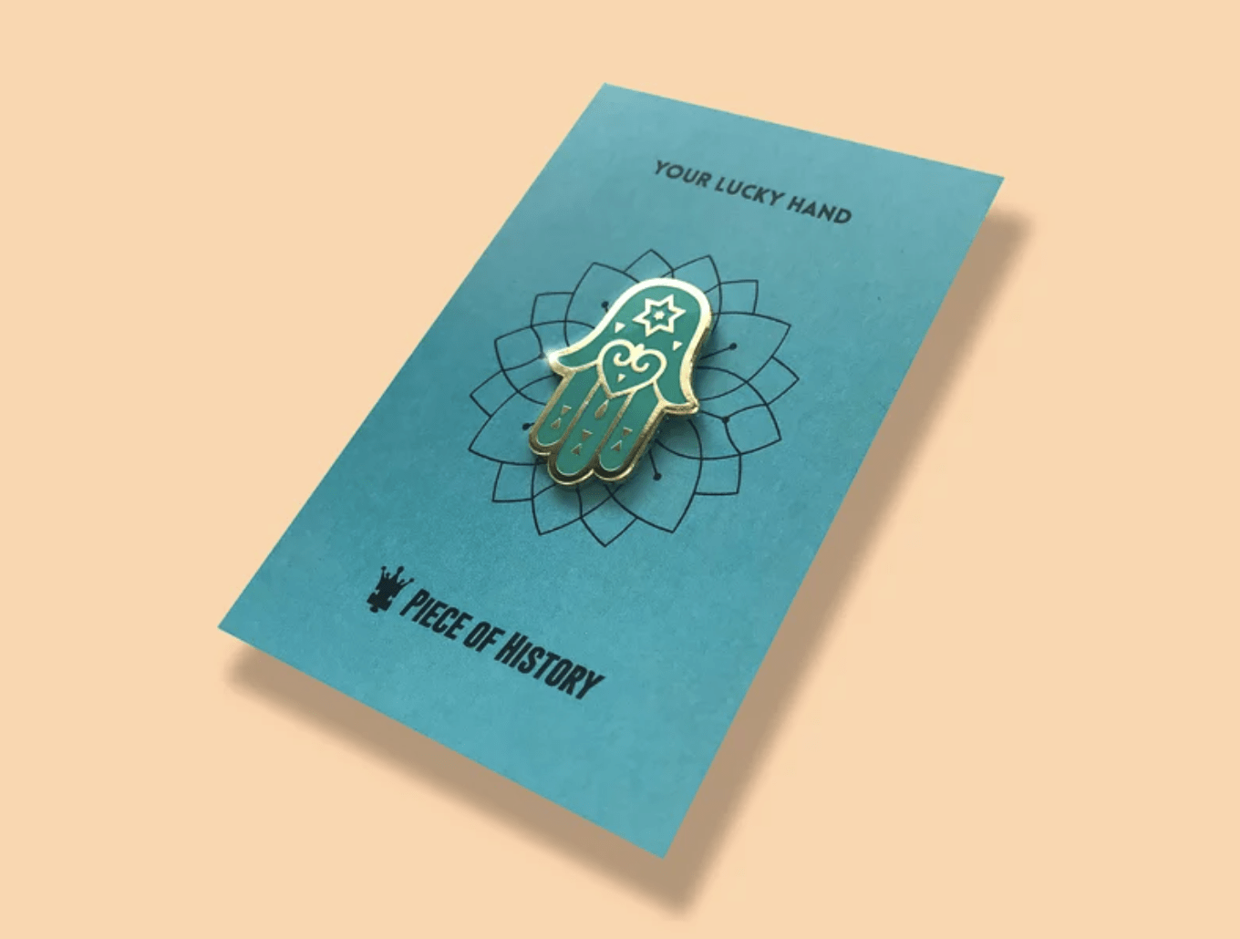 Hamsa Pin - Green、mySite、topwebapps