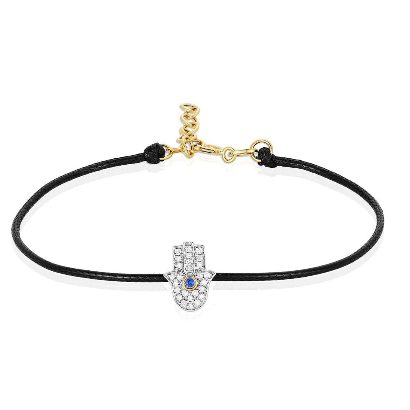 Protection Bracelet with Diamond Hamsa - Red or Black、mySite、topwebapps